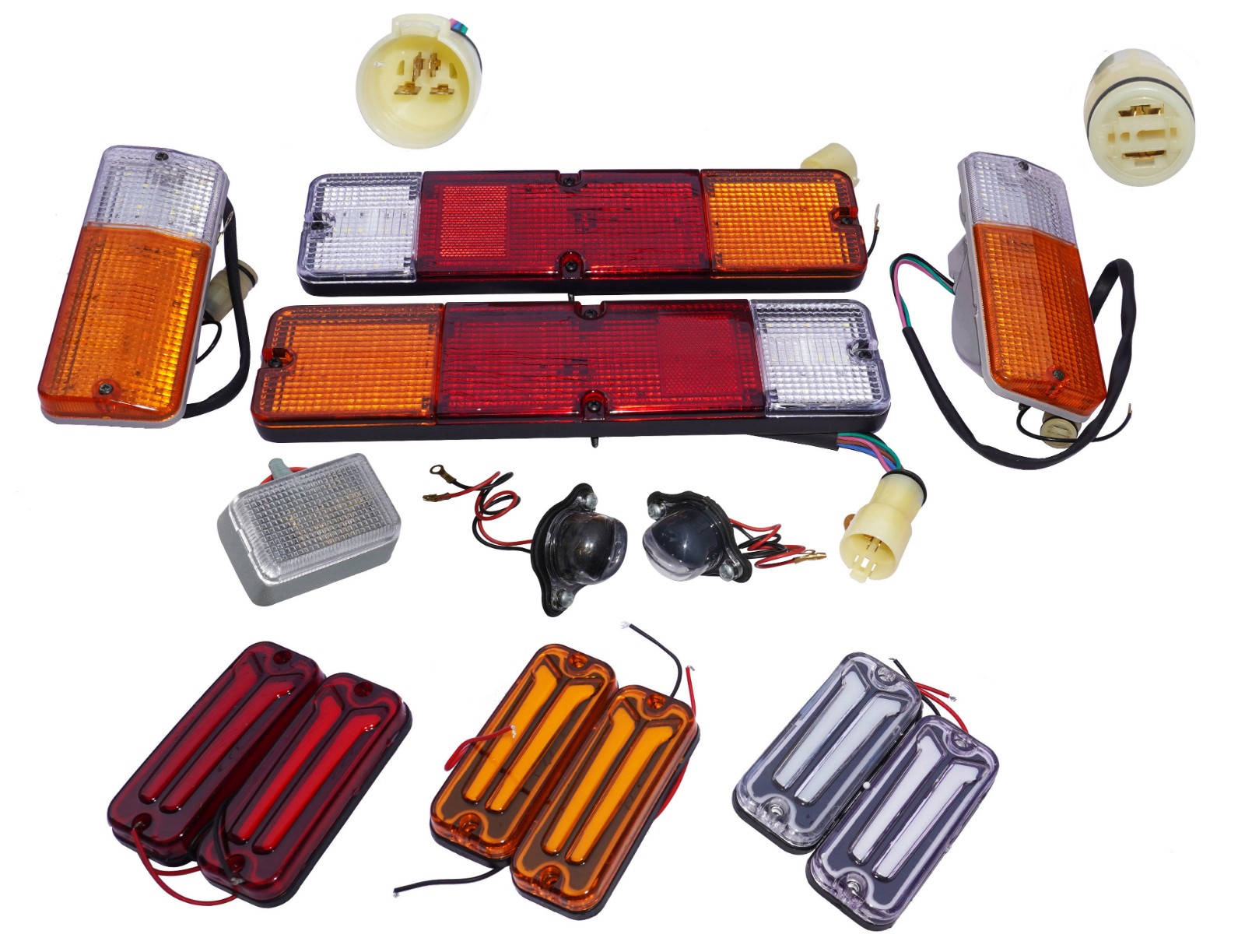 For Suzuki Samurai Jimny Complete LED Light Set With LED Turn Side Tail Lights