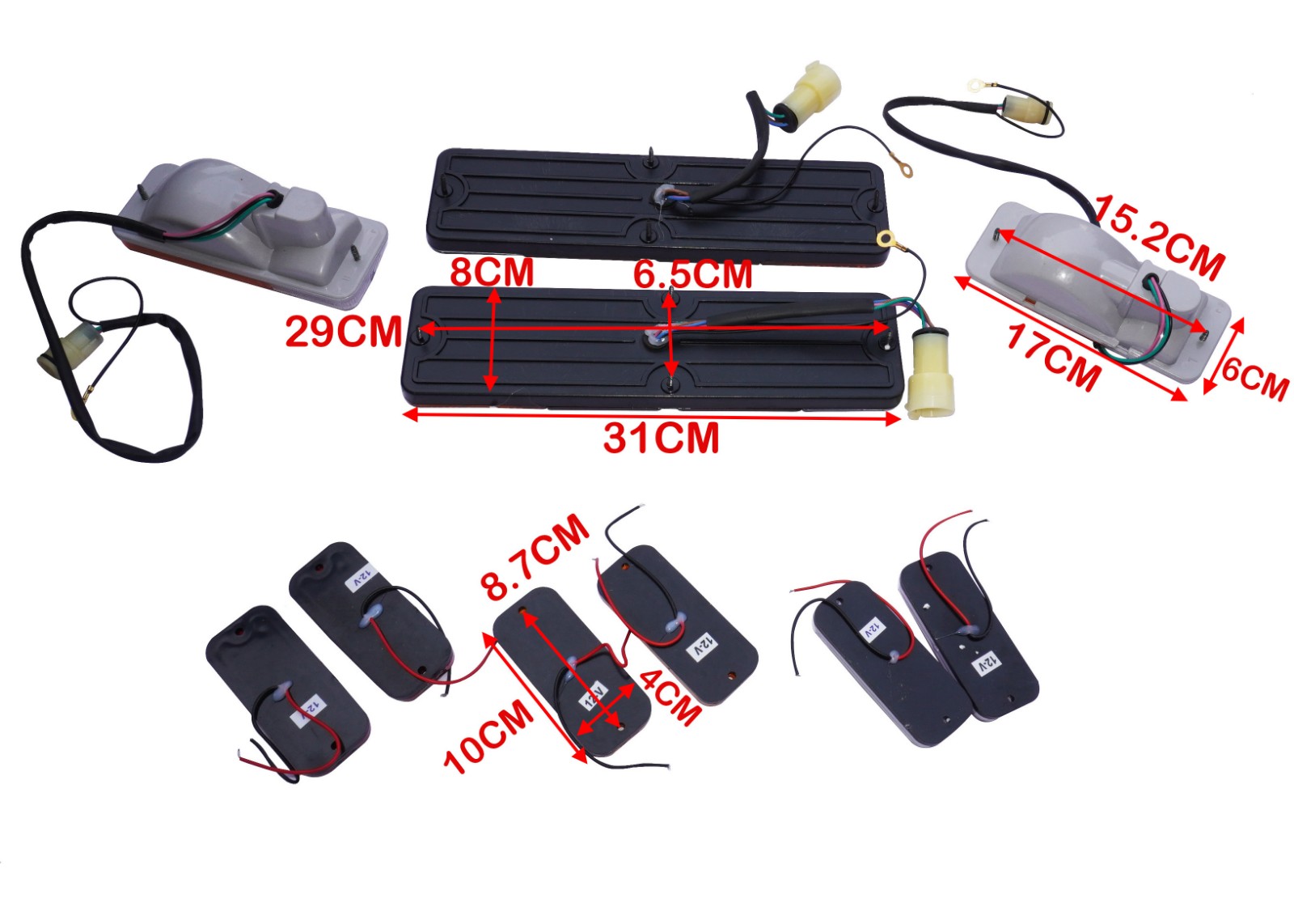 For Suzuki Samurai Jimny Complete LED Light Set With LED Turn Side Tail Lights