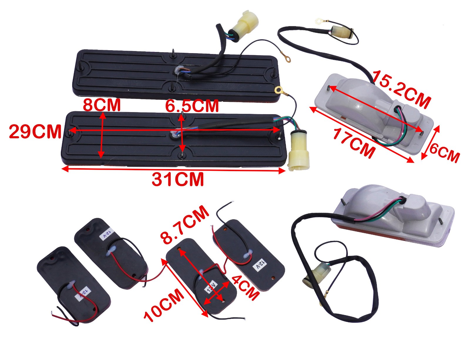 For Suzuki Samurai Jimny Complete LED Light Set With LED Turn Side Tail Light