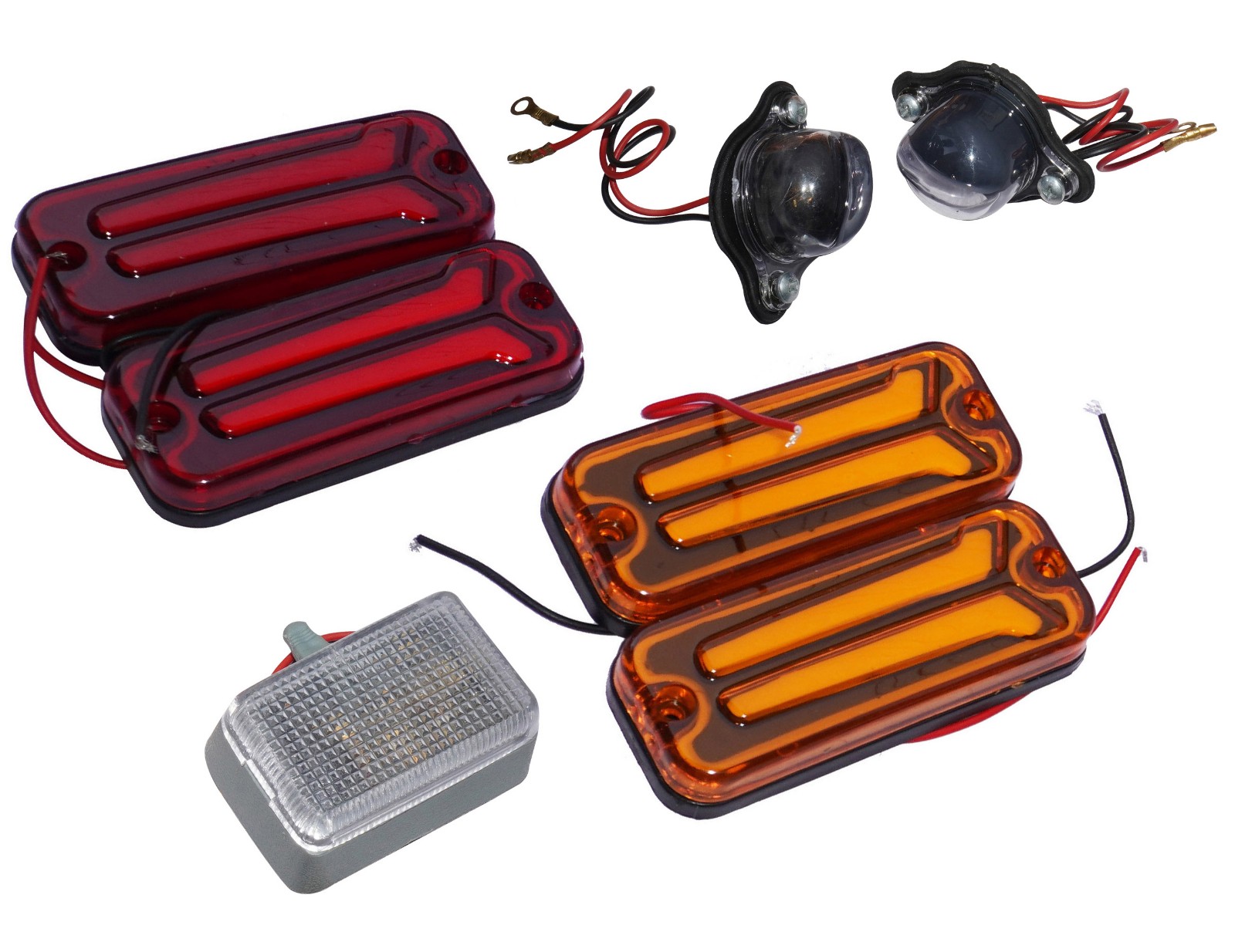 For Suzuki Samurai Jimny Complete LED Light Set With LED Turn Side Tail Light