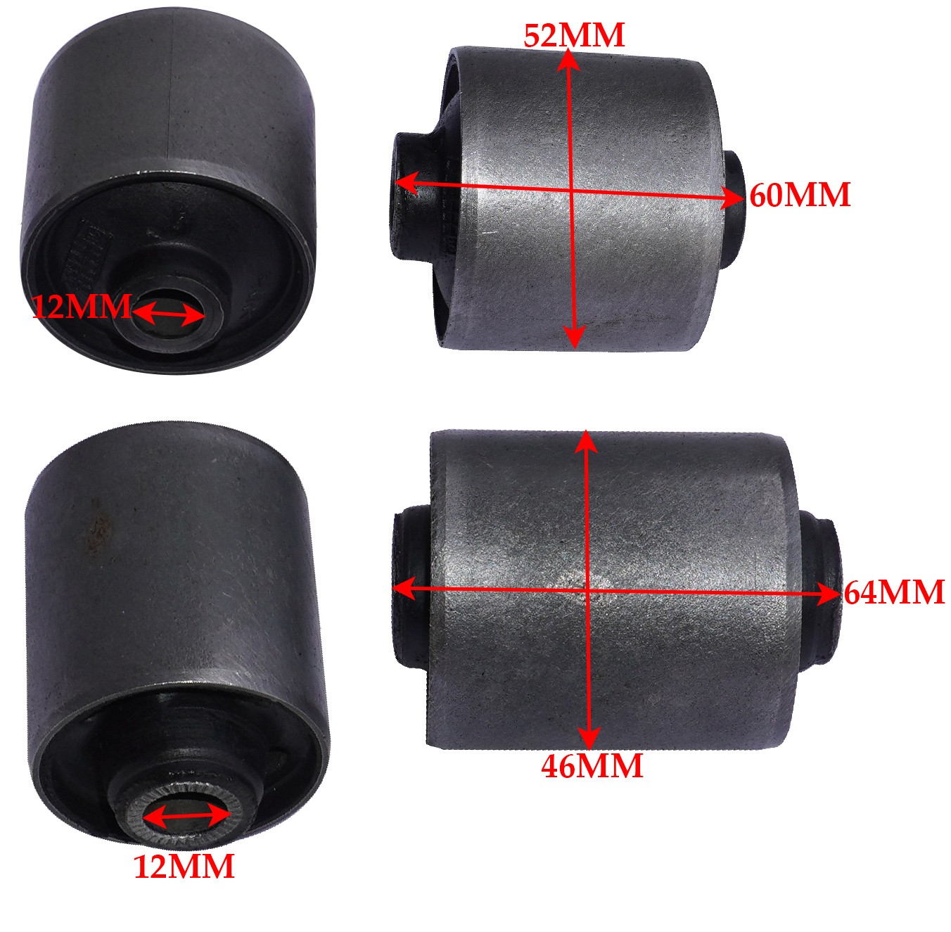 Rear Suspension Arm Bush Kit For Suzuki Alto, Alto K10, Wagon R, Zen Estilo