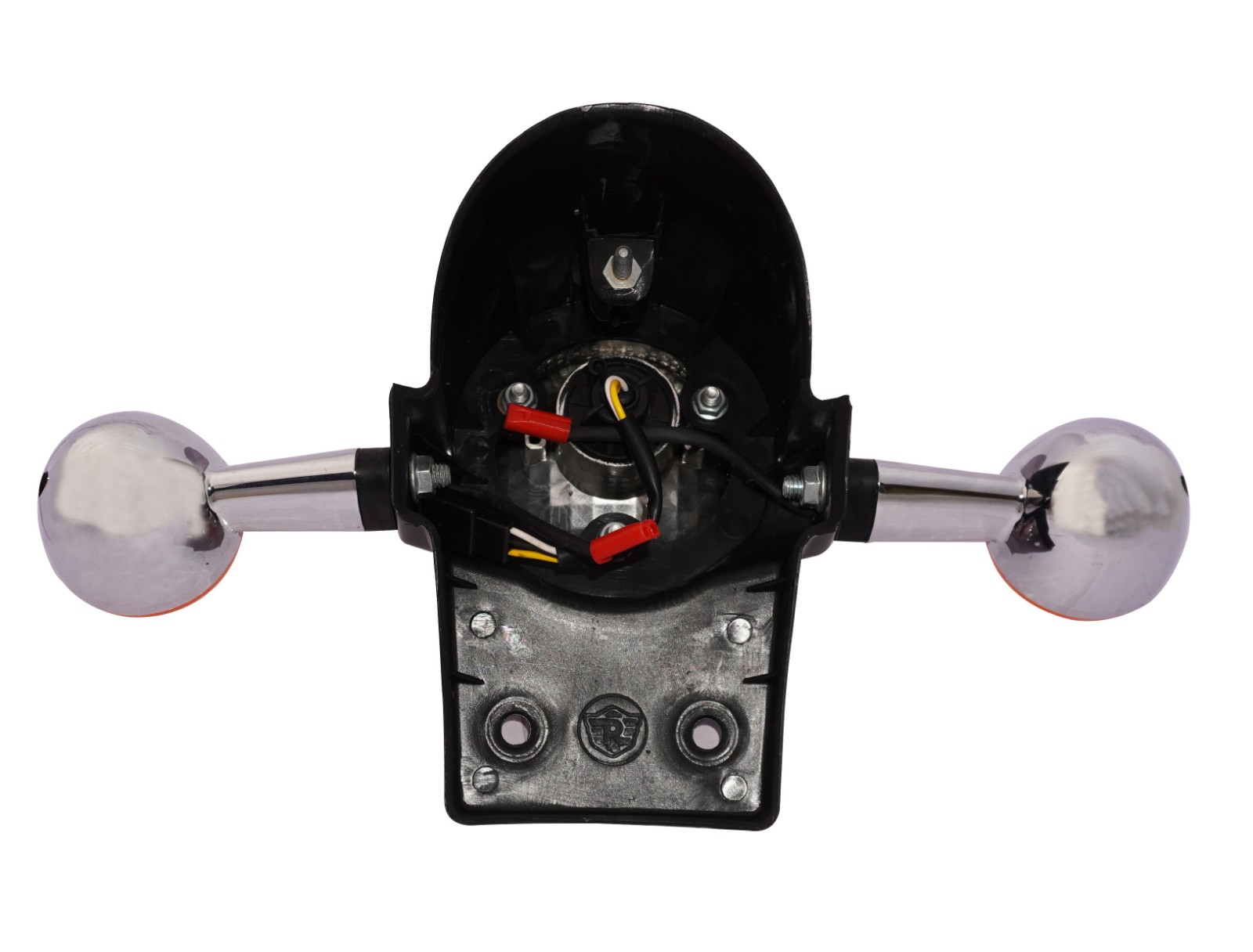 Chrome Indicator Tail Light + Bracket For Royal Enfield New Classic Reborn 350