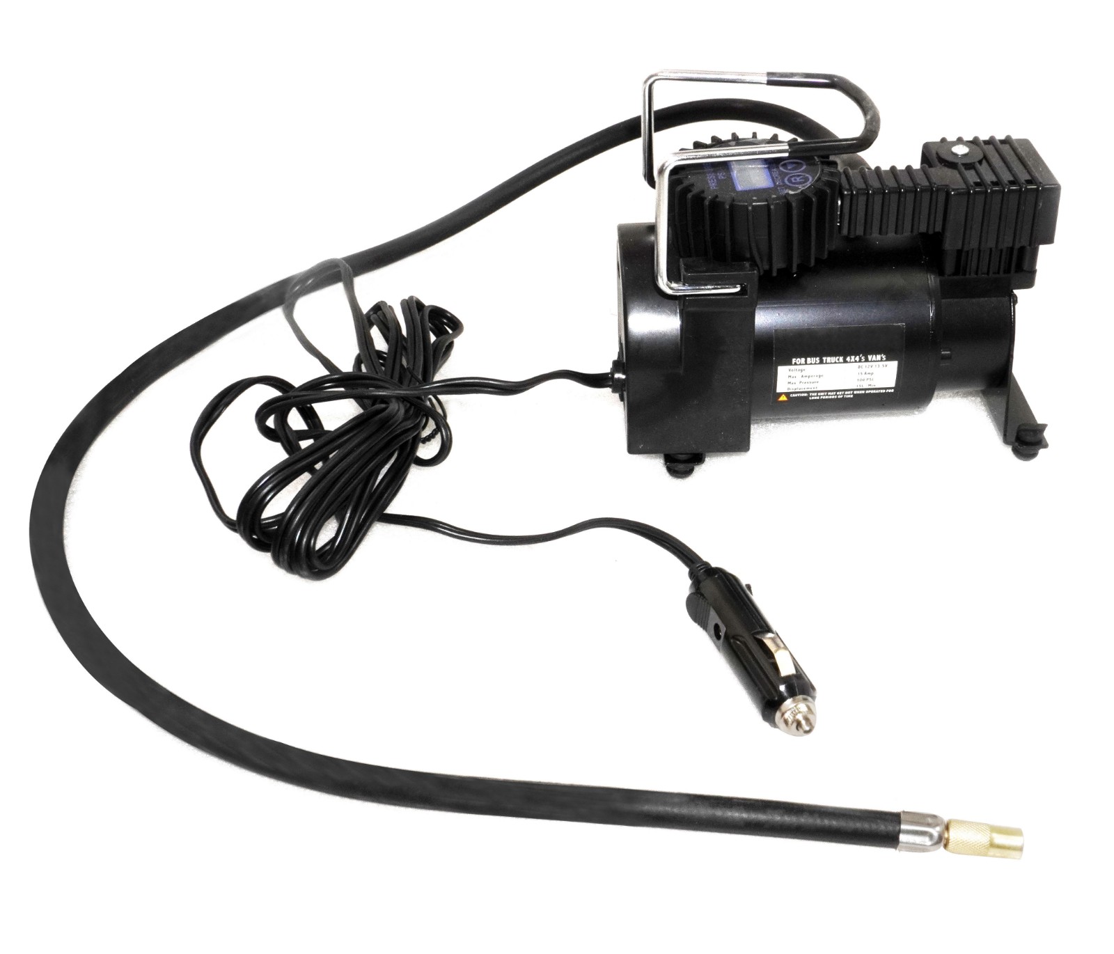12V Tyre Inflator Pump Heavy Duty Portable Air Compressor For Bus Truck Van