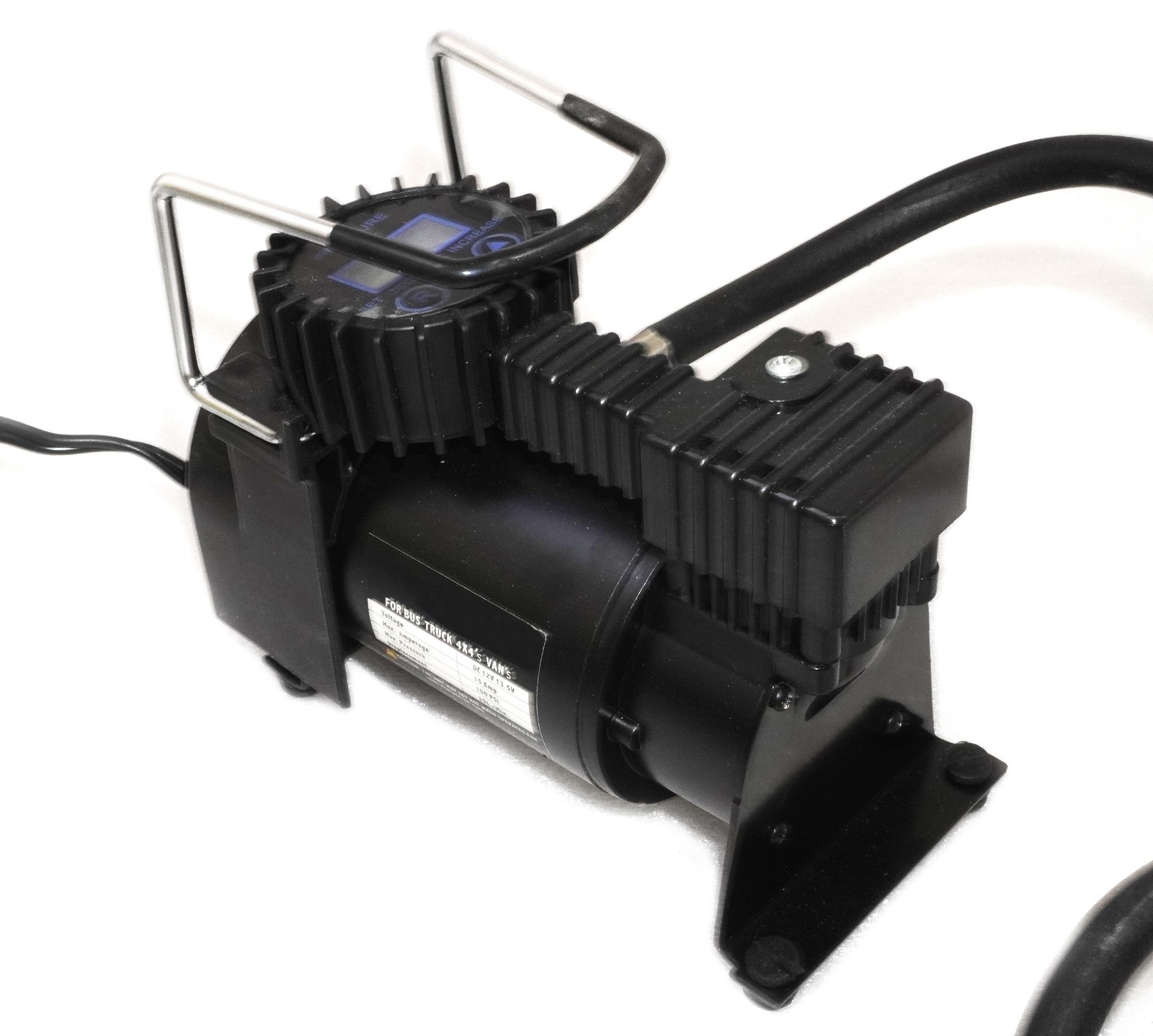 12V Tyre Inflator Pump Heavy Duty Portable Air Compressor For Bus Truck Van