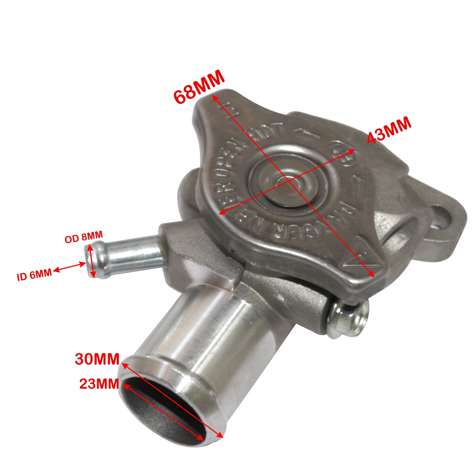 Thermostat Connector With Cap For Suzuki Super Carry Eeco Versa 17560-76A32