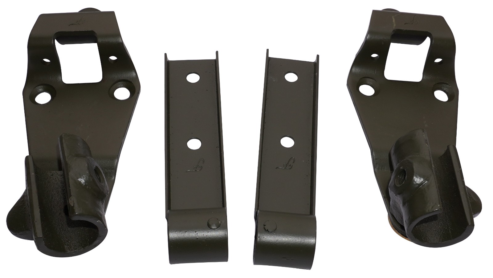 For Willys Jeep Ford MB GPW Side Front Top Bow Pivot With Pivot Bracket Set