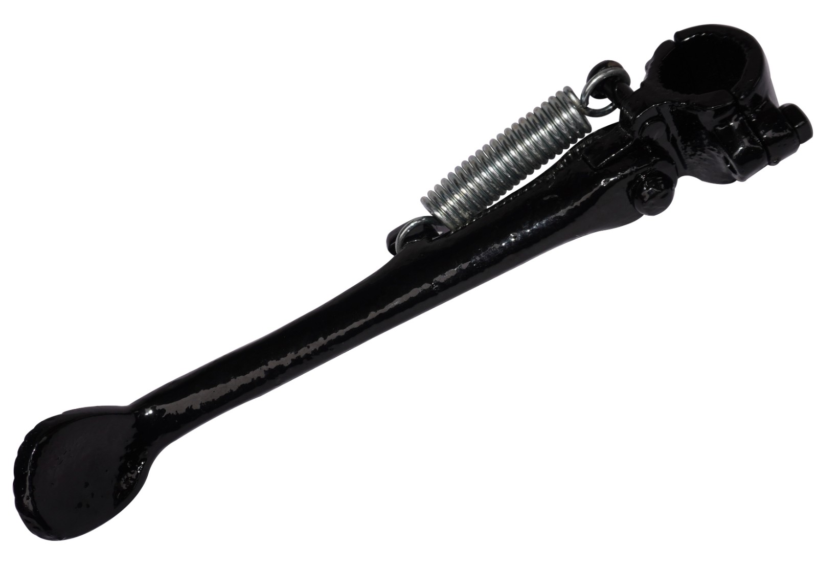 Side Stand Black 1 1/4" Universal Clamp Fits For BSA Norton Matchless Triumph