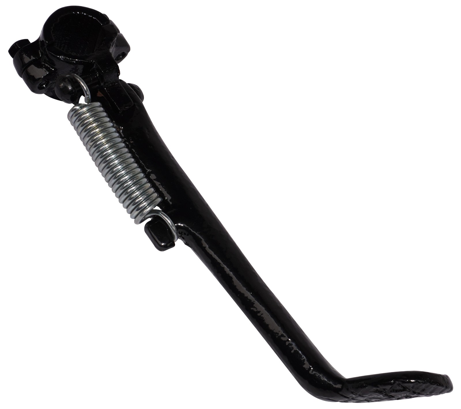 Side Stand Black 1 1/4" Universal Clamp Fits For BSA Norton Matchless Triumph