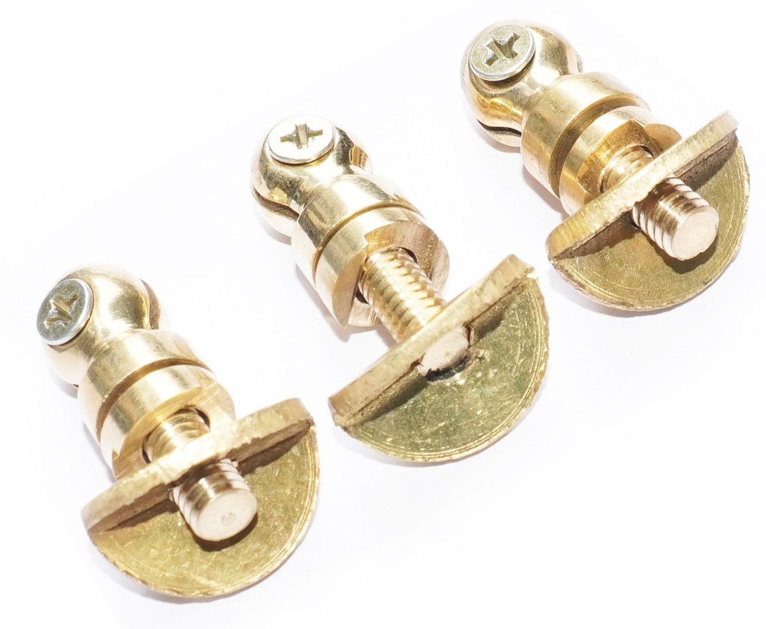 Front Number Plate Fixing Nut Brass Fits For BSA Norton Royal Enfield