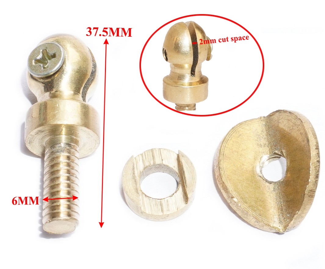 Front Number Plate Fixing Nut Brass Fits For BSA Norton Royal Enfield