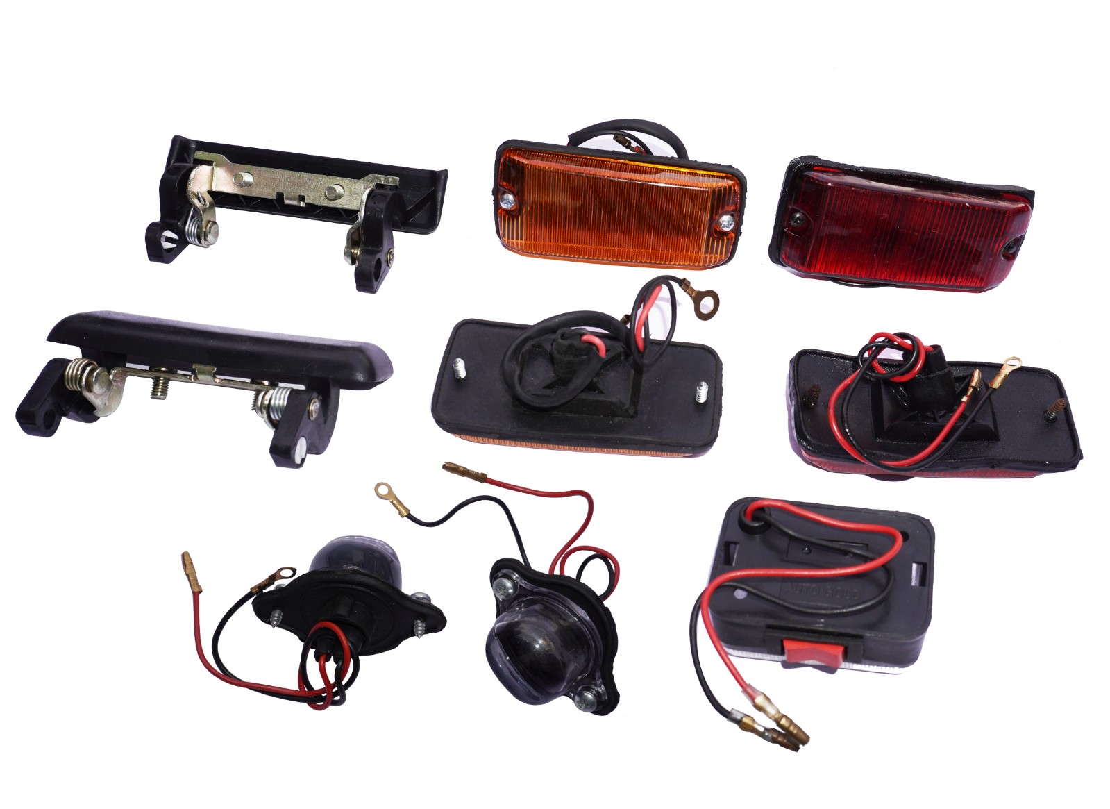 For Suzuki Samurai Sierra SJ410 SJ413 Jimny Bumper Offer Light and Handle Set