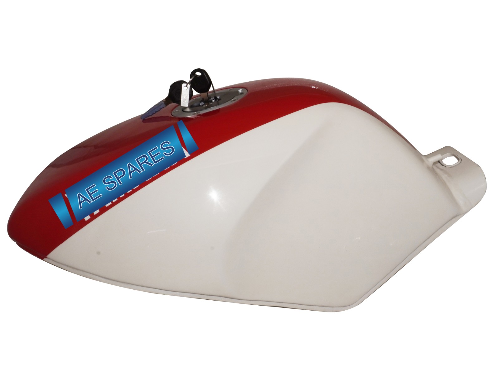 Petrol Gas Fuel Tank Moto GP Light Aluminium Red & White For Yamaha TZR TZR250