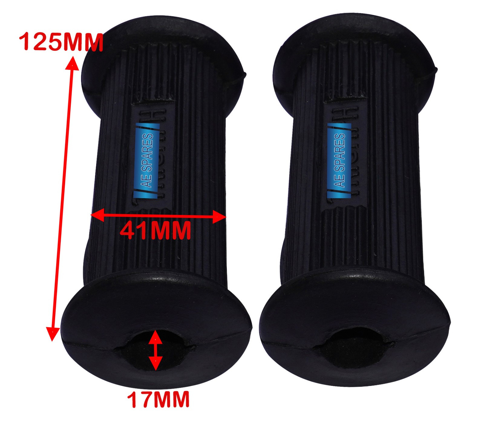 Rubber Footpegs Footrest For Triumph 650 500 Bonneville Trident 750 T150 82-9279