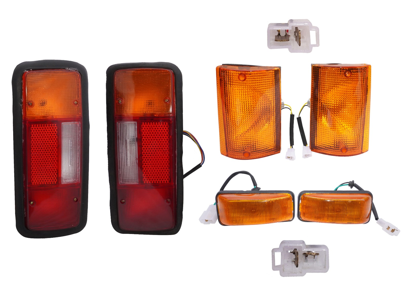 Tail Light With Turn Signal Side Indicator Parking Lamp Set For Tata Sumo