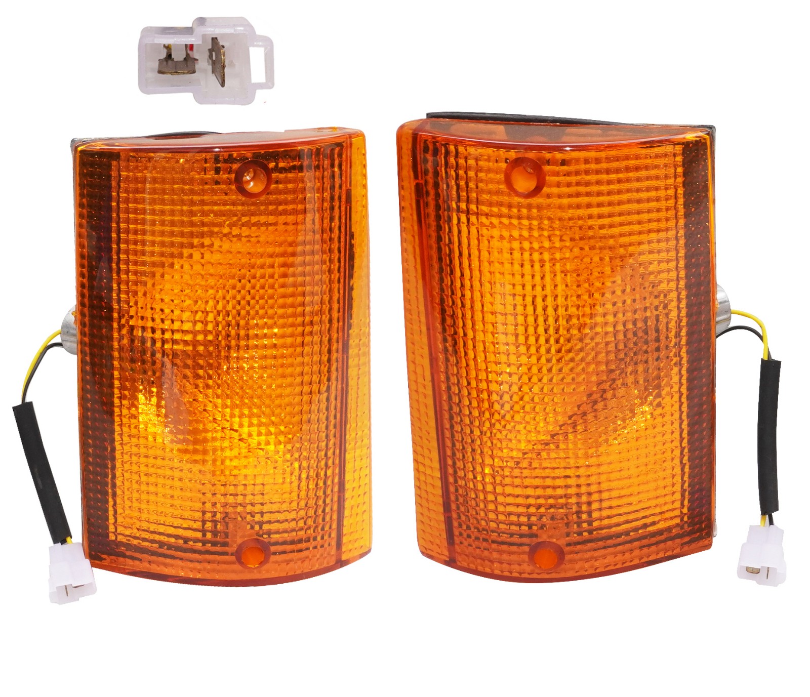 Corner Parking Lamp Indicator Light Set Amber For Tata Sumo