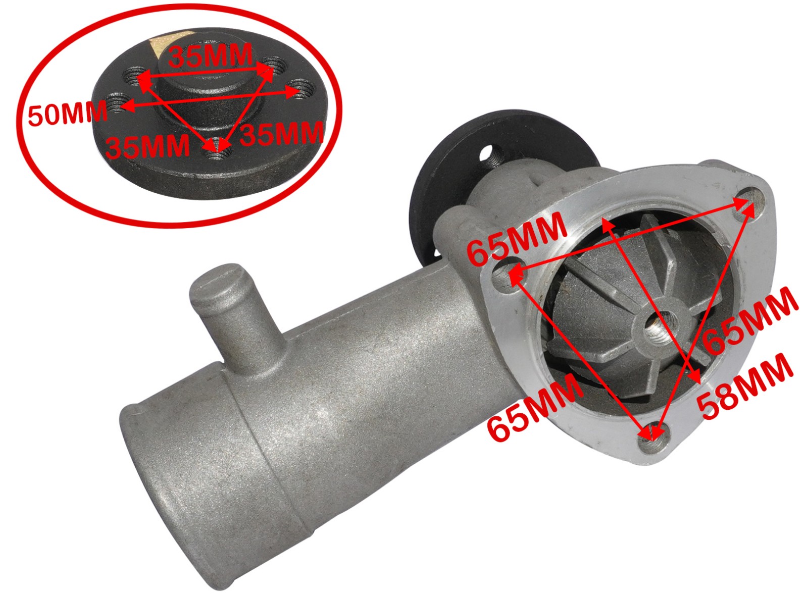 Water Pump Assembly For Mahindra Champion PAB27560 / 28517 / 28921 / 12423