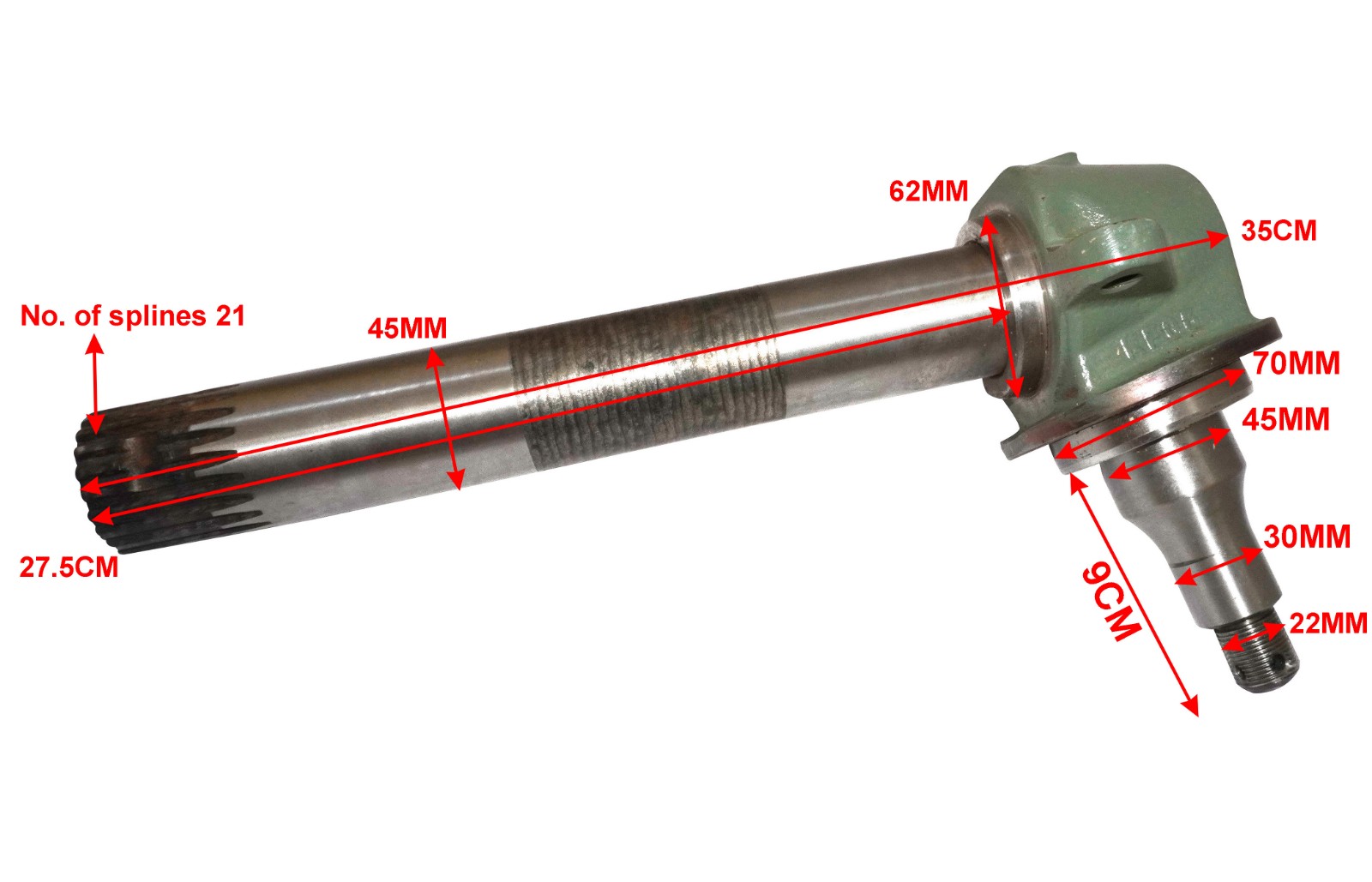 Knuckle and King Pin Assy RH For John Deere 5E-5210 5045D 5204 5520 RE217610