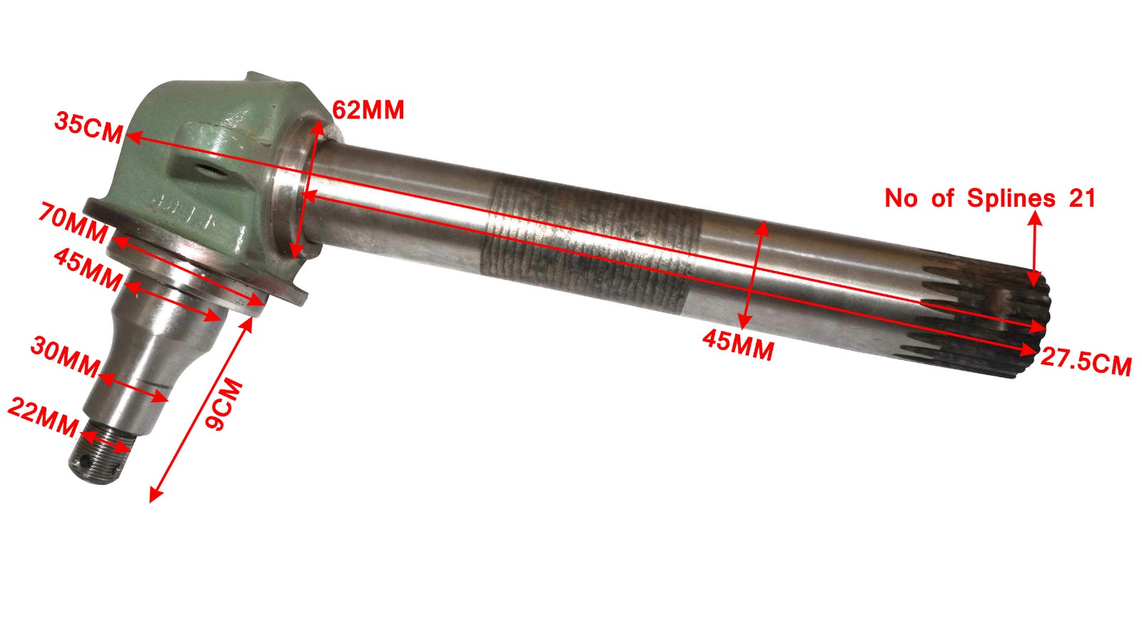 Knuckle and King Pin Assy LH For John Deere 5E-5210 5045D 5204 5520 RE217608