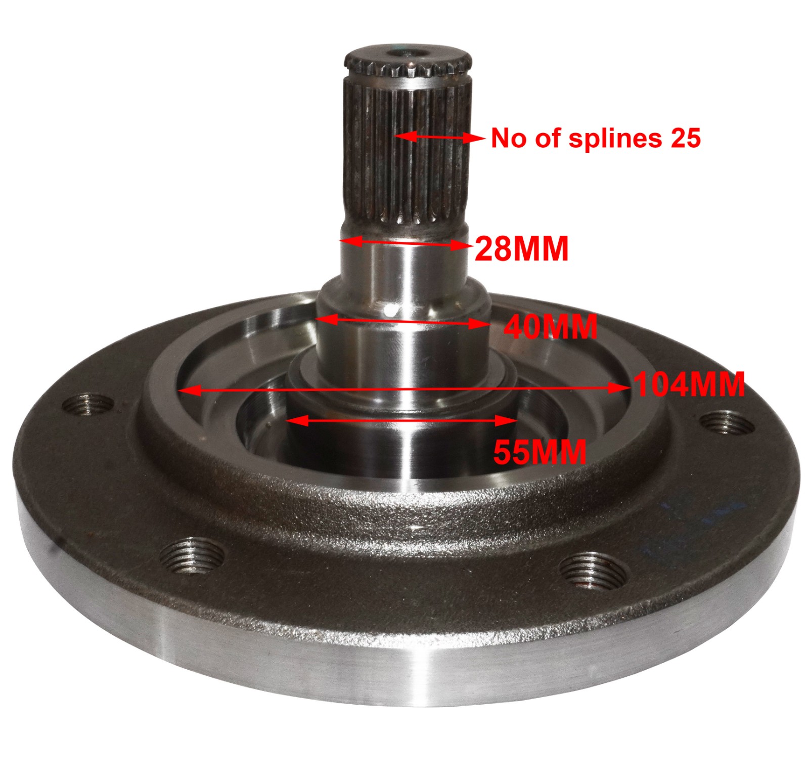 Output Shaft For John Deere 2032R, 2038R, 3025D, 3028EN, 3032E, 3043D LVU28083
