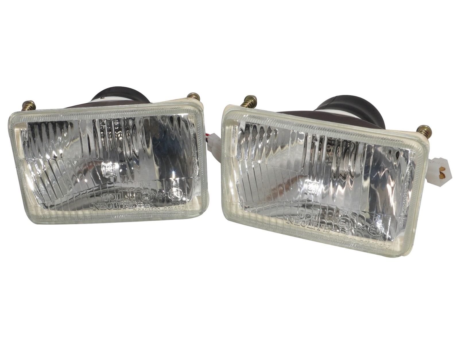 Pair Head Lamp With Bulb For Mahindra Tractor 007700074C91 007700222C91
