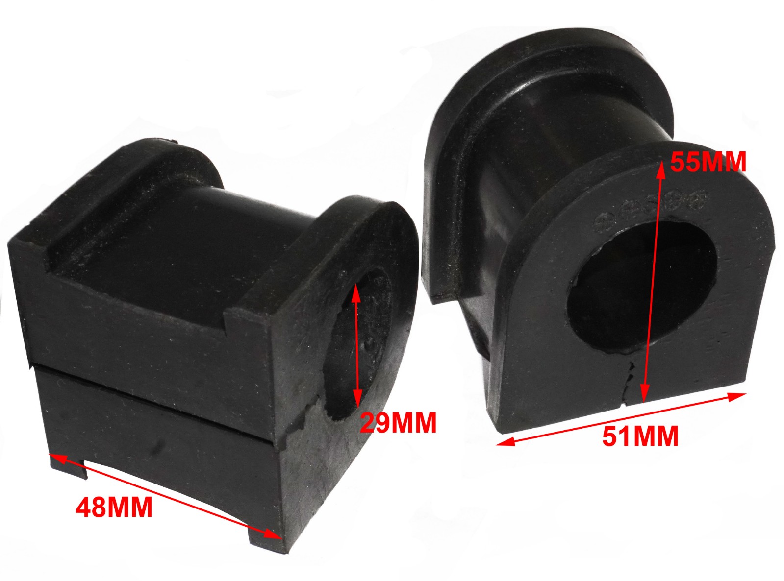 Front Suspension Bushing Kit Set of 10 Pcs For Toyota Hilux & Fortuner