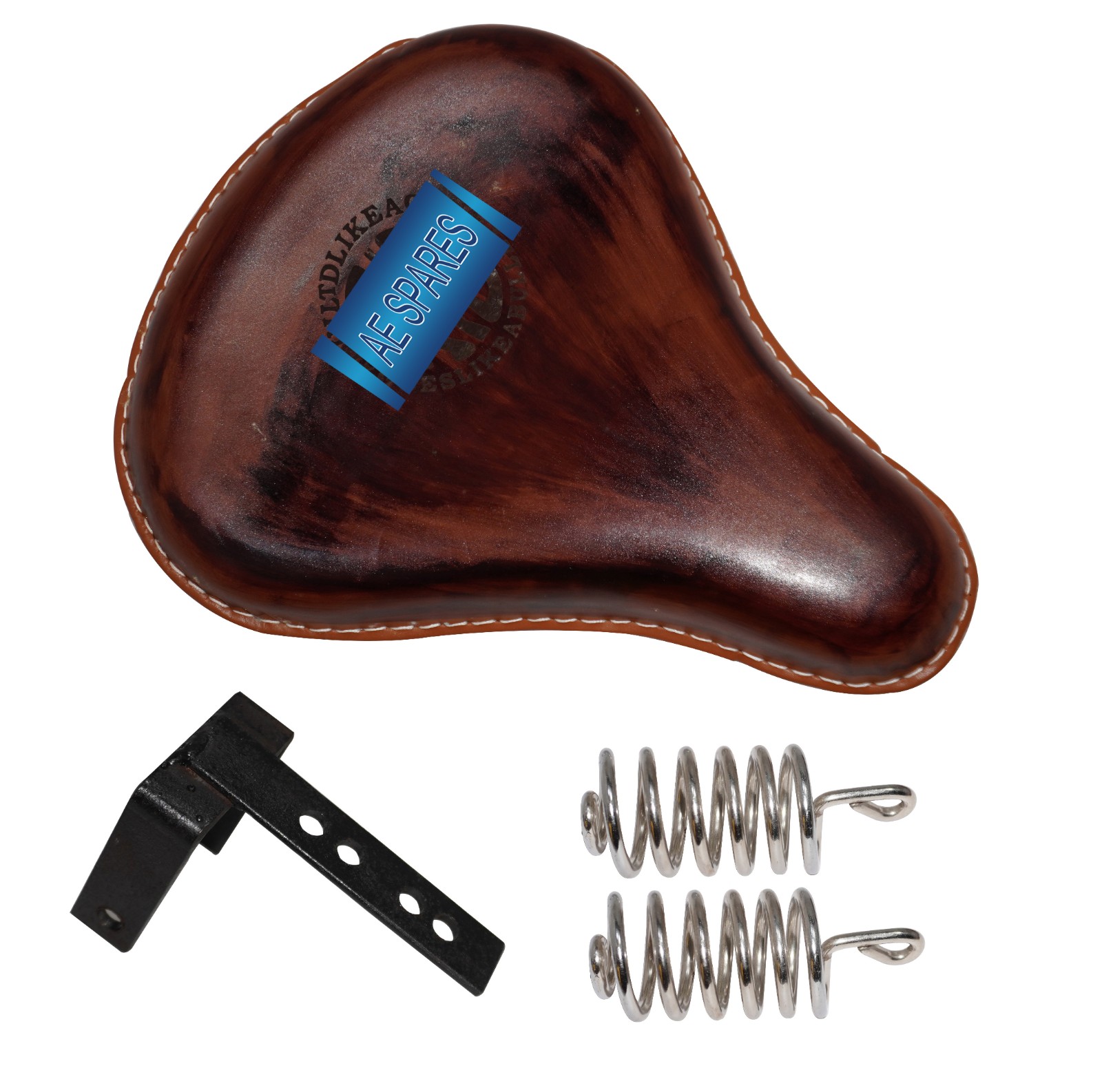 Genuine Leather Front Seat Brown Fits For Royal Enfield Classic 350cc 500cc