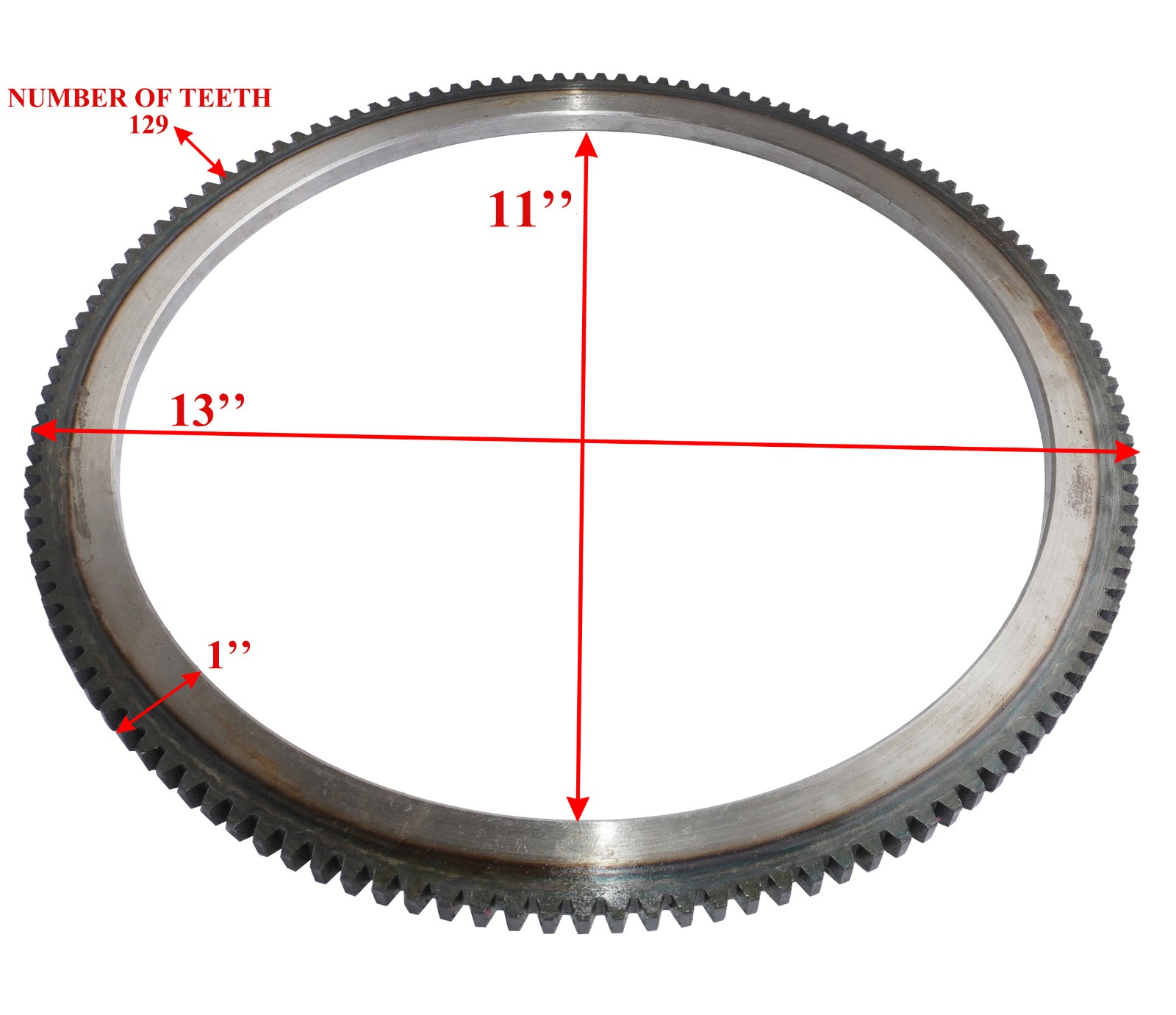 802925 FLYWHEEL RING GEAR For Jeeps Willys 52-71 CJ-3B 5 M38A1 129 TOOTH