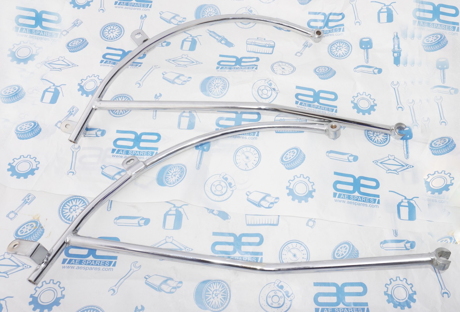 Fits For Royal Enfield 500 Rear Mudguard Carrier LH RH Chrome Plated