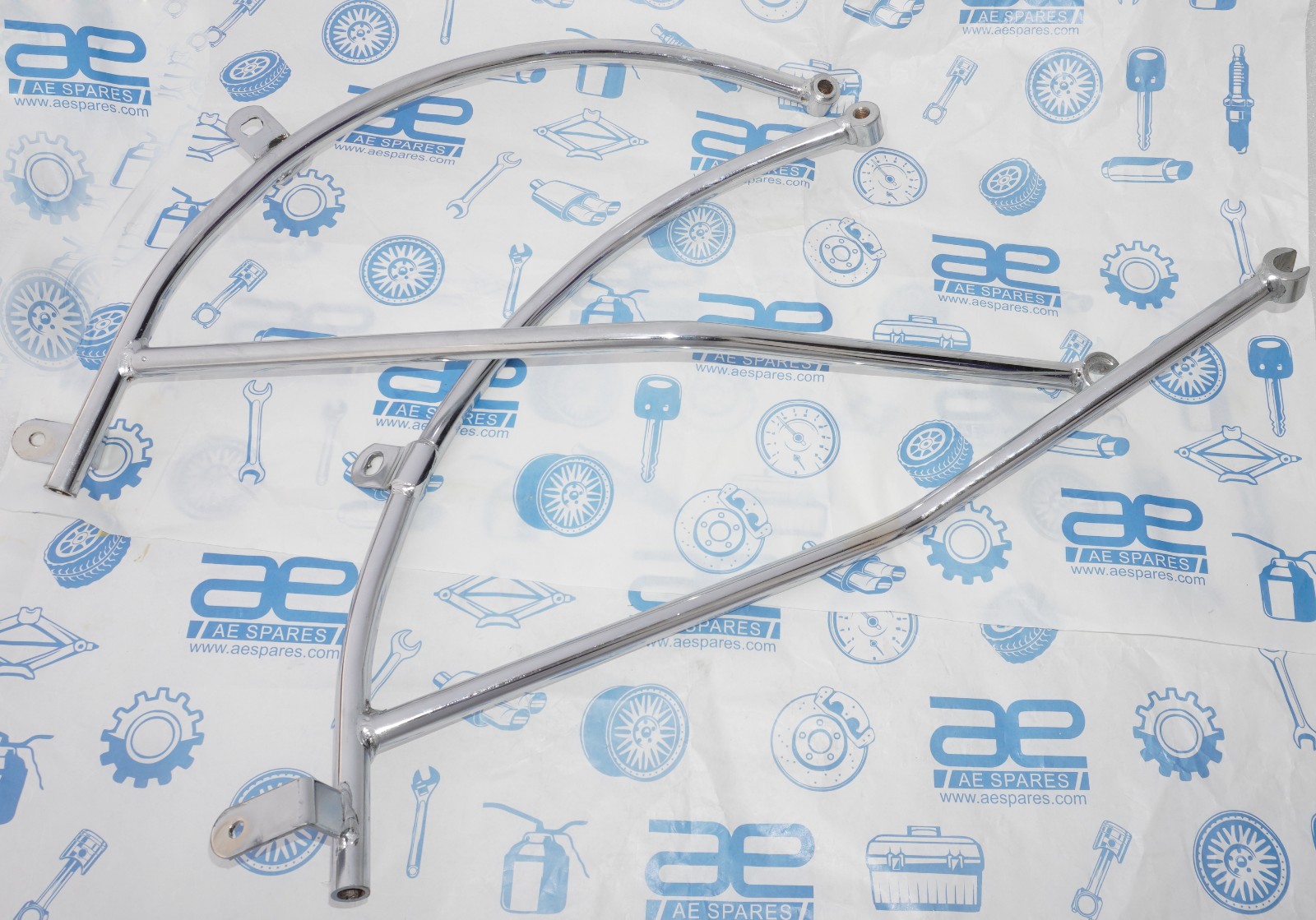 Fits For Royal Enfield 500 Rear Mudguard Carrier LH RH Chrome Plated