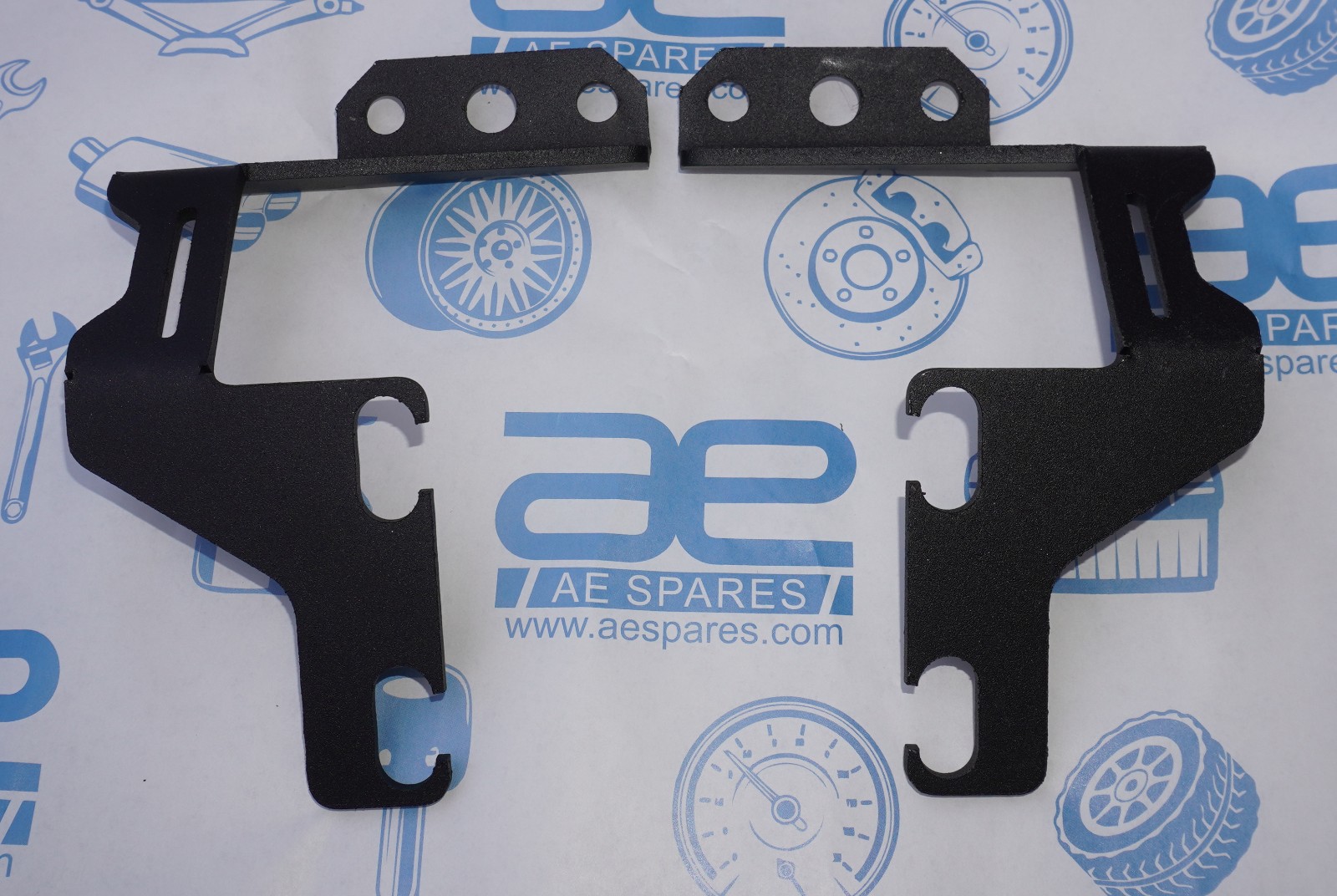 Ditch LED Work Light Bar Brackets Hood Mount Bracket For Toyota Fortuner Hilux