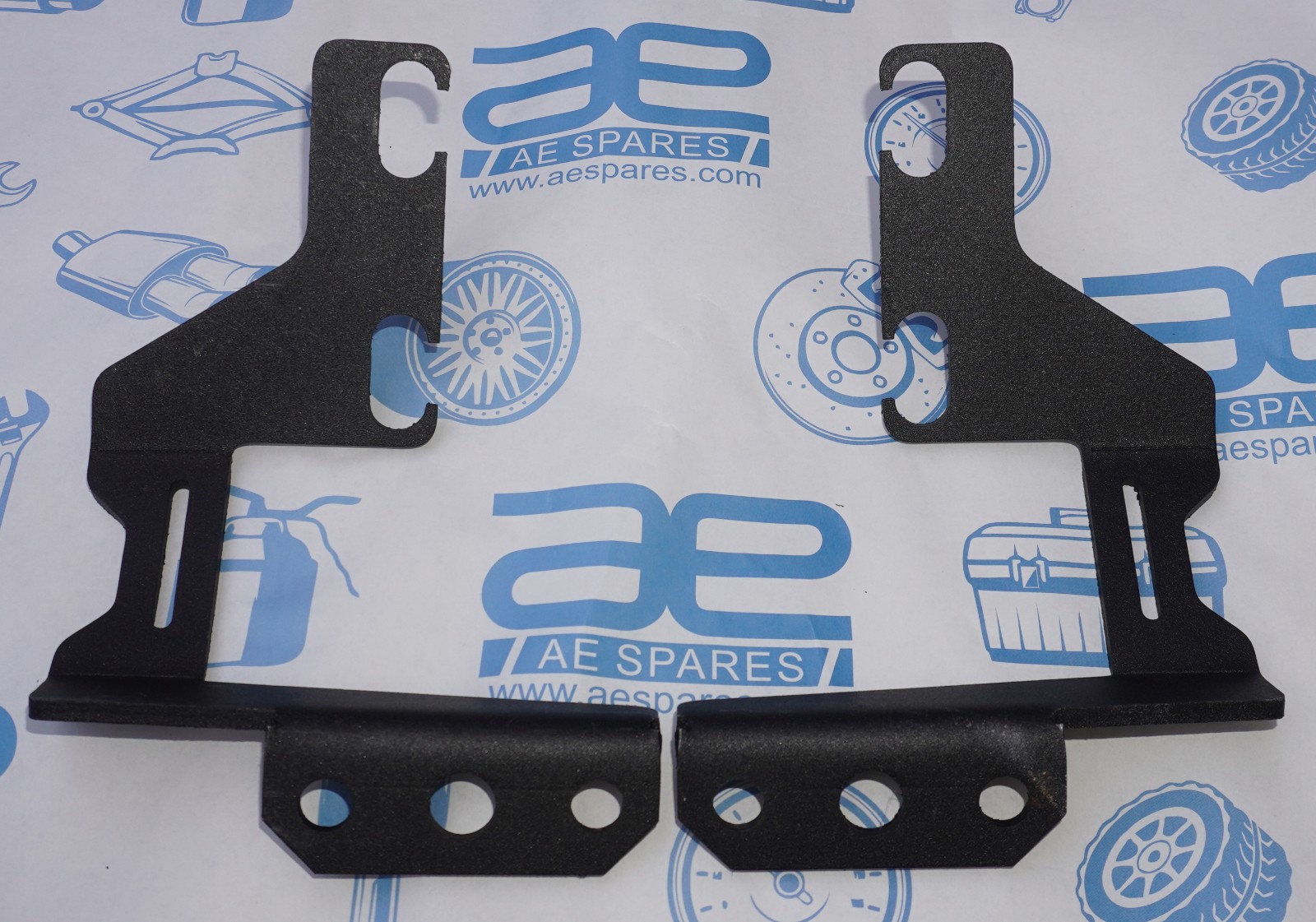 Ditch LED Work Light Bar Brackets Hood Mount Bracket For Toyota Fortuner Hilux