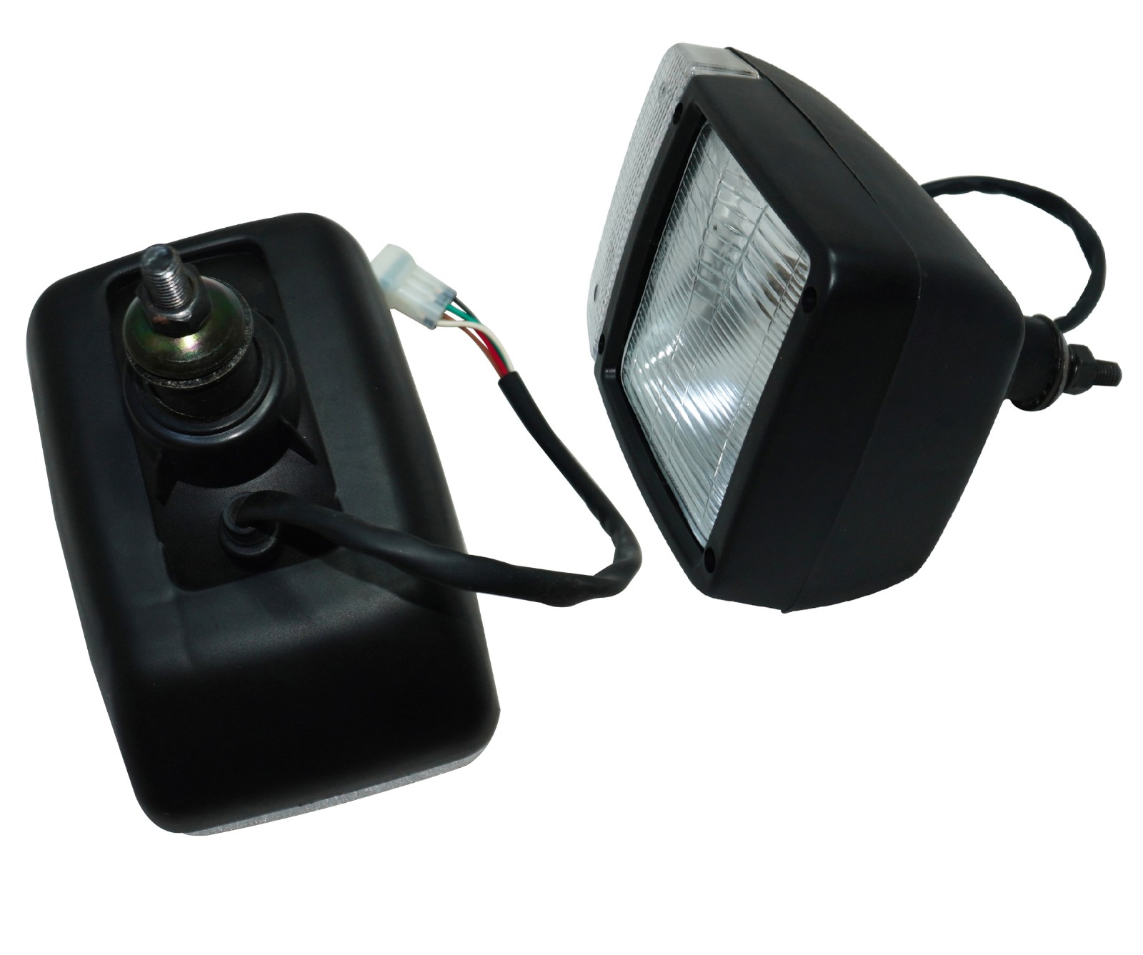 Front Headlight Headlamp With Indicator Assembly Pair For JCB 4DX