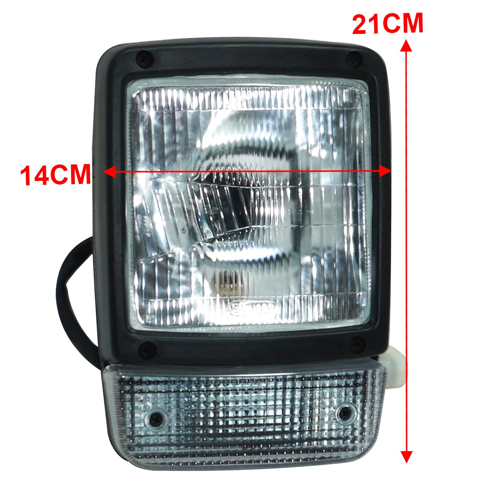 Front Headlight Headlamp With Indicator Assembly Pair For JCB 4DX