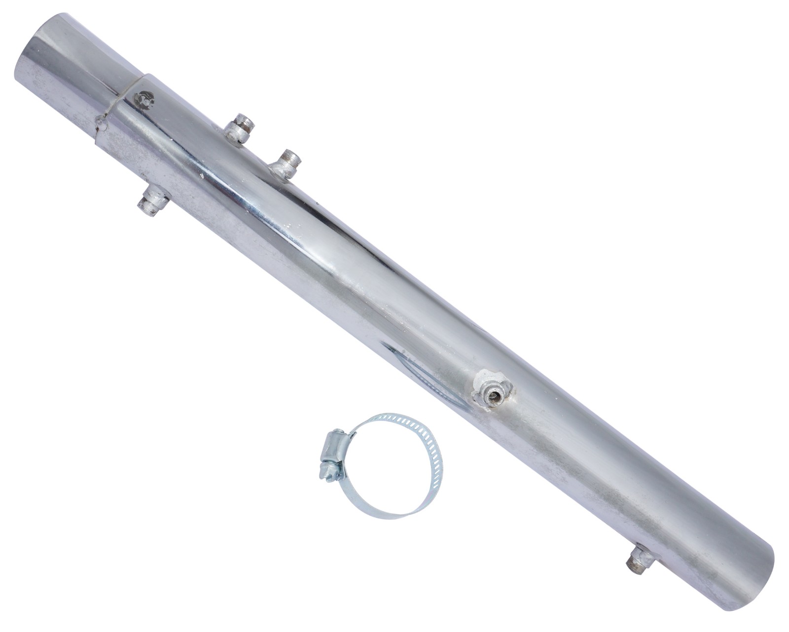 For Royal Enfield New Classic Reborn Meteor 350cc Bend Pipe Better Sound Chrome