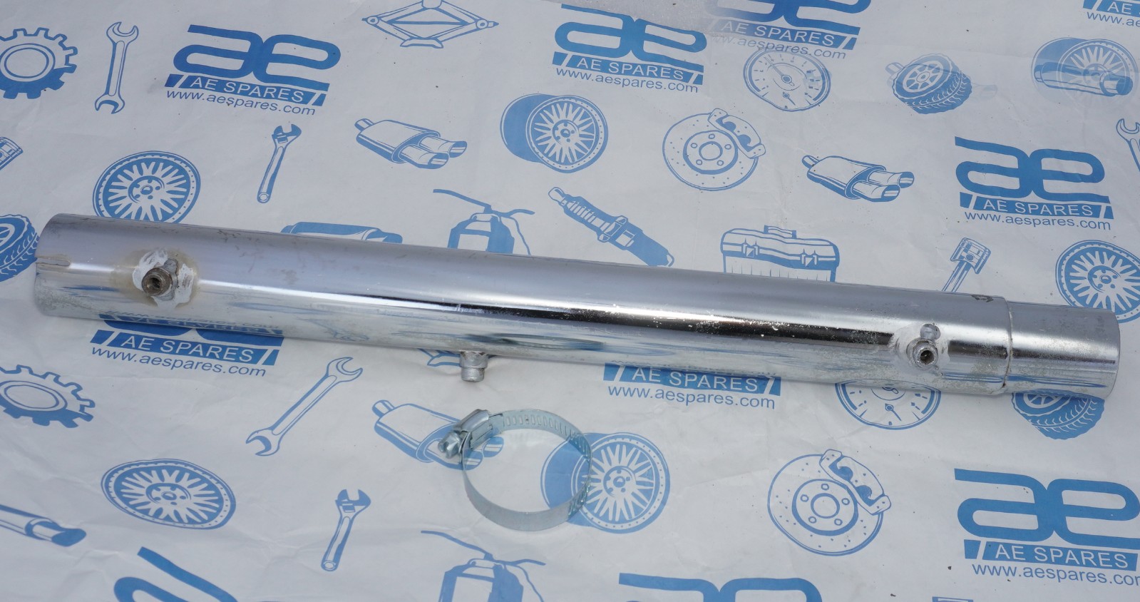 For Royal Enfield New Classic Reborn Meteor 350cc Bend Pipe Better Sound Chrome