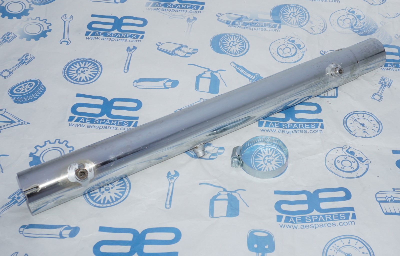 For Royal Enfield New Classic Reborn Meteor 350cc Bend Pipe Better Sound Chrome