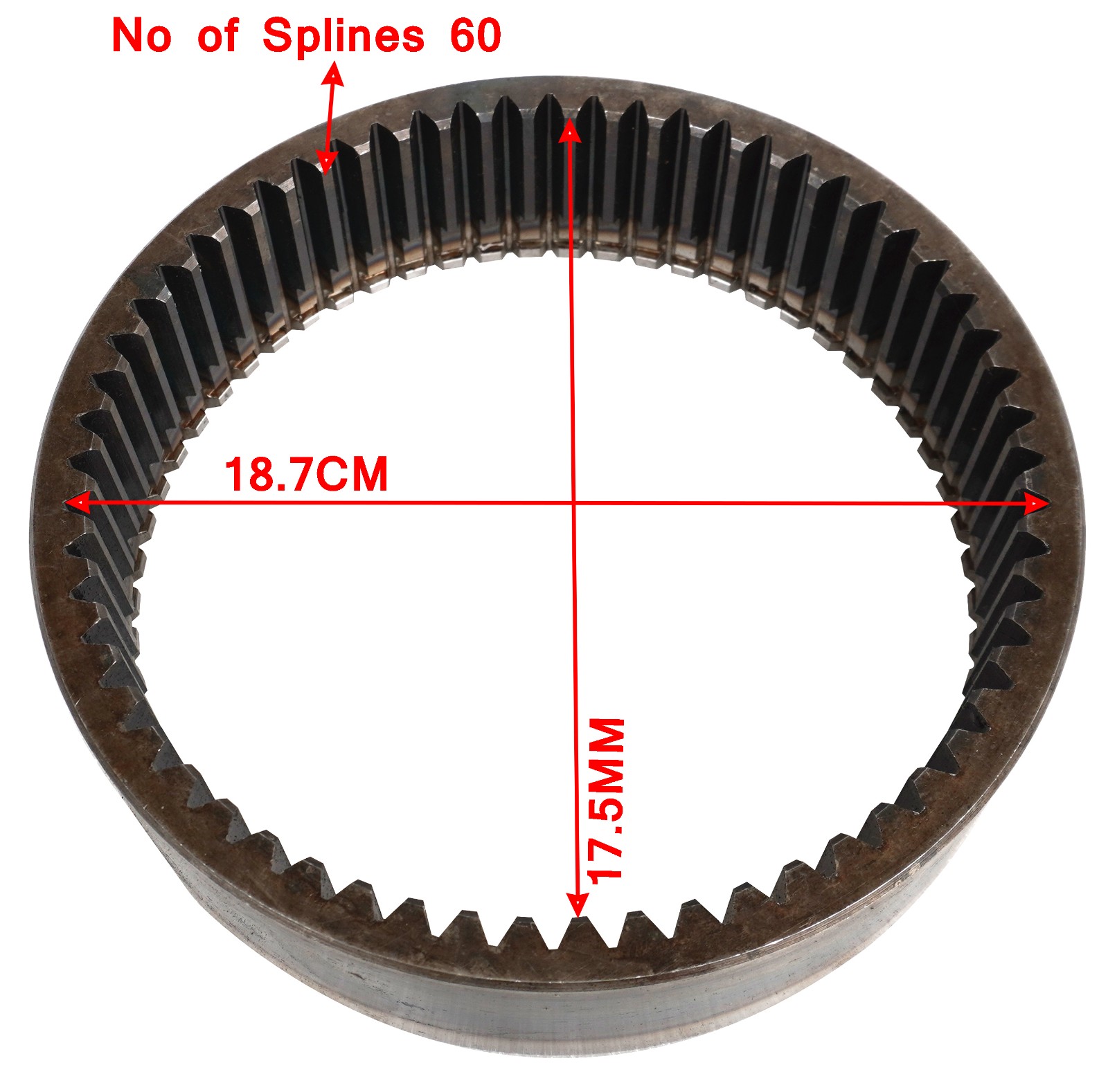 Ring Gear 60 Teeth Fits For New Holland TL70, TL80, TL70A 5165273