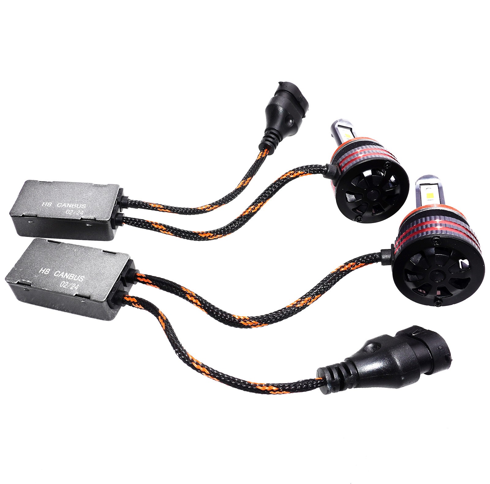 H8 110W LED Headlight Set 11000LM 6000K Fog light LED Bulbs For Cars Universal