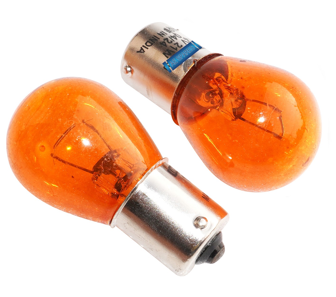 12V 21W Amber Tail Light Bulb Set For Car Jeeps Tractor Motorcycle Universal