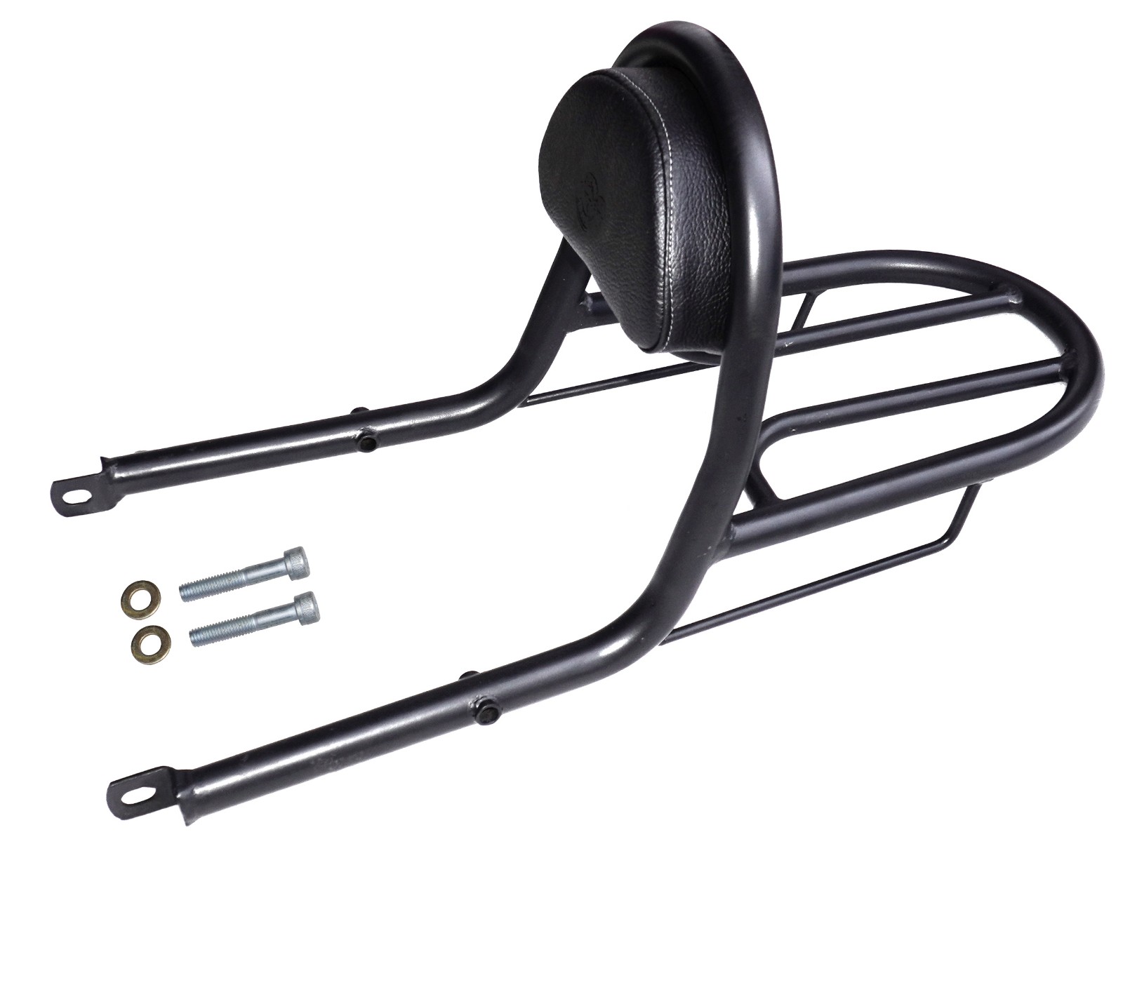 Fits For Royal Enfield Meteor 350 Rear Luggage Carrier With Backrest Black