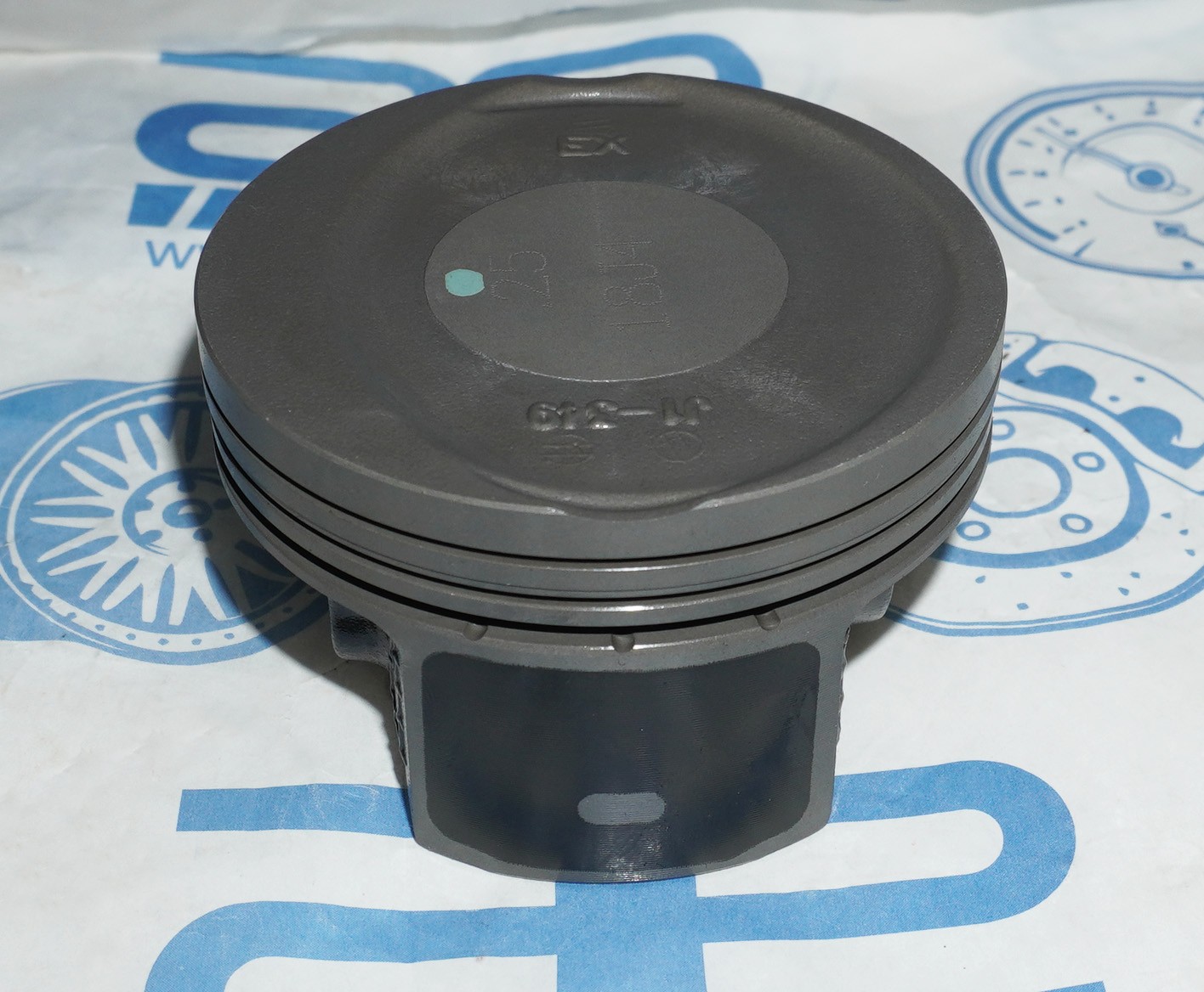 Piston With Ring Circlips For Royal Enfield Classic Reborn Meteor Hunter 350