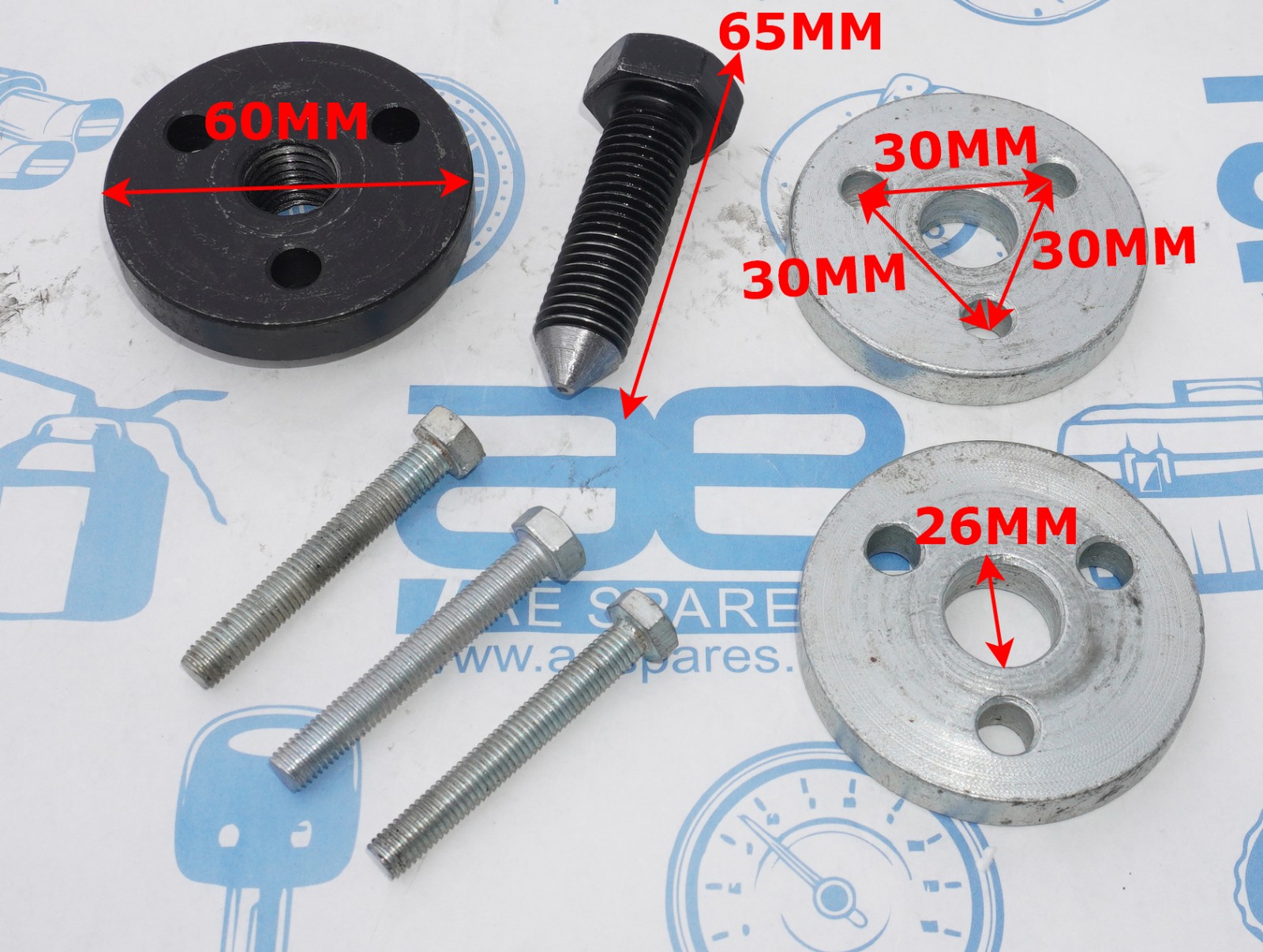 Rear Hub Puller Service Tool Heavy Duty For Lambretta GP SX LI TV Scooter