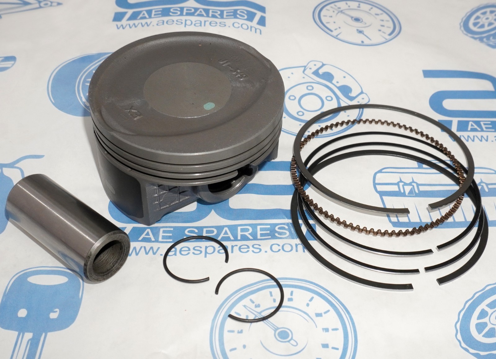 Piston With Ring Circlips For Royal Enfield Classic Reborn Meteor Hunter 350