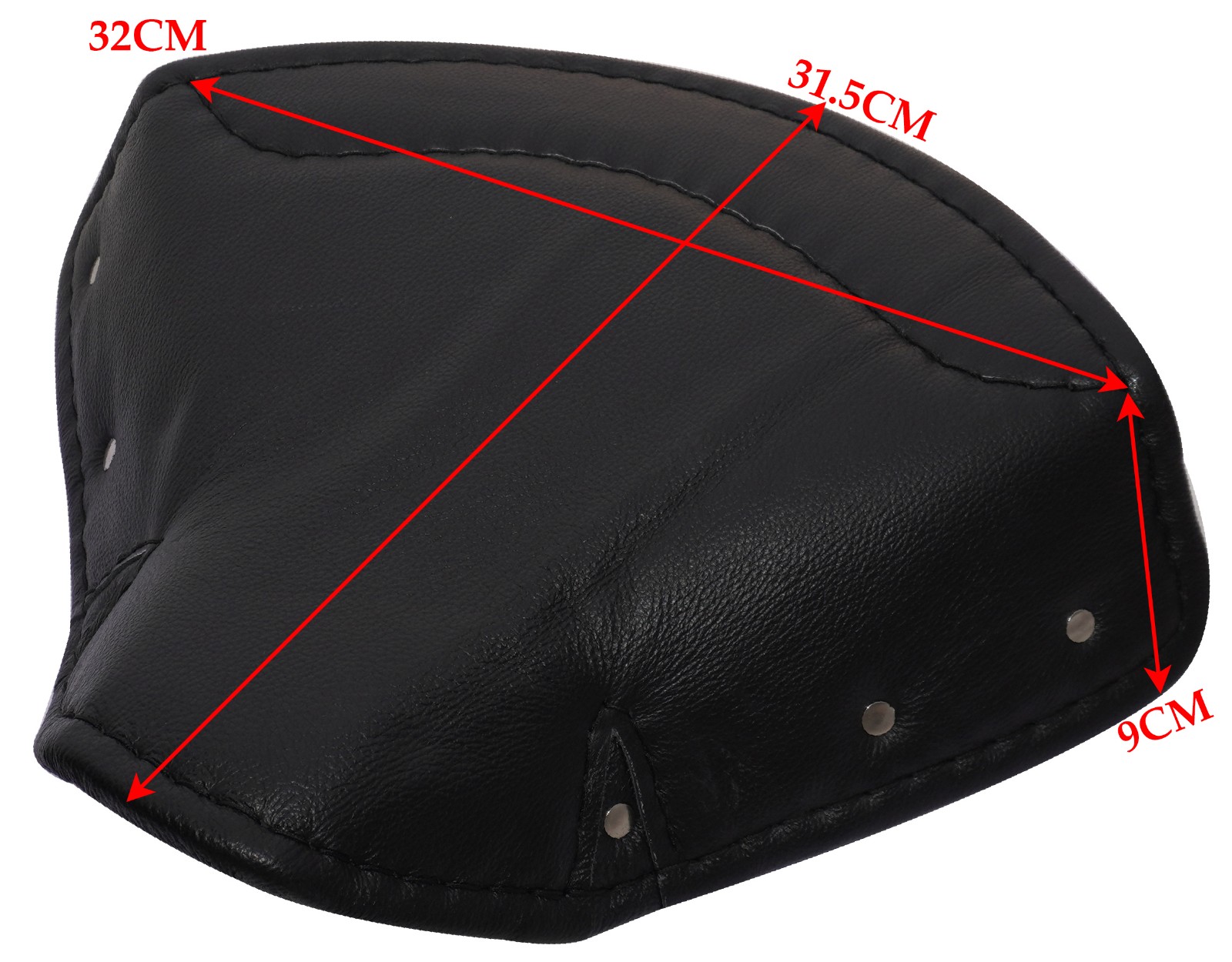 Fits For BSA Bantam D1 D3 Lycette Type Small Solo Seat Cover Black