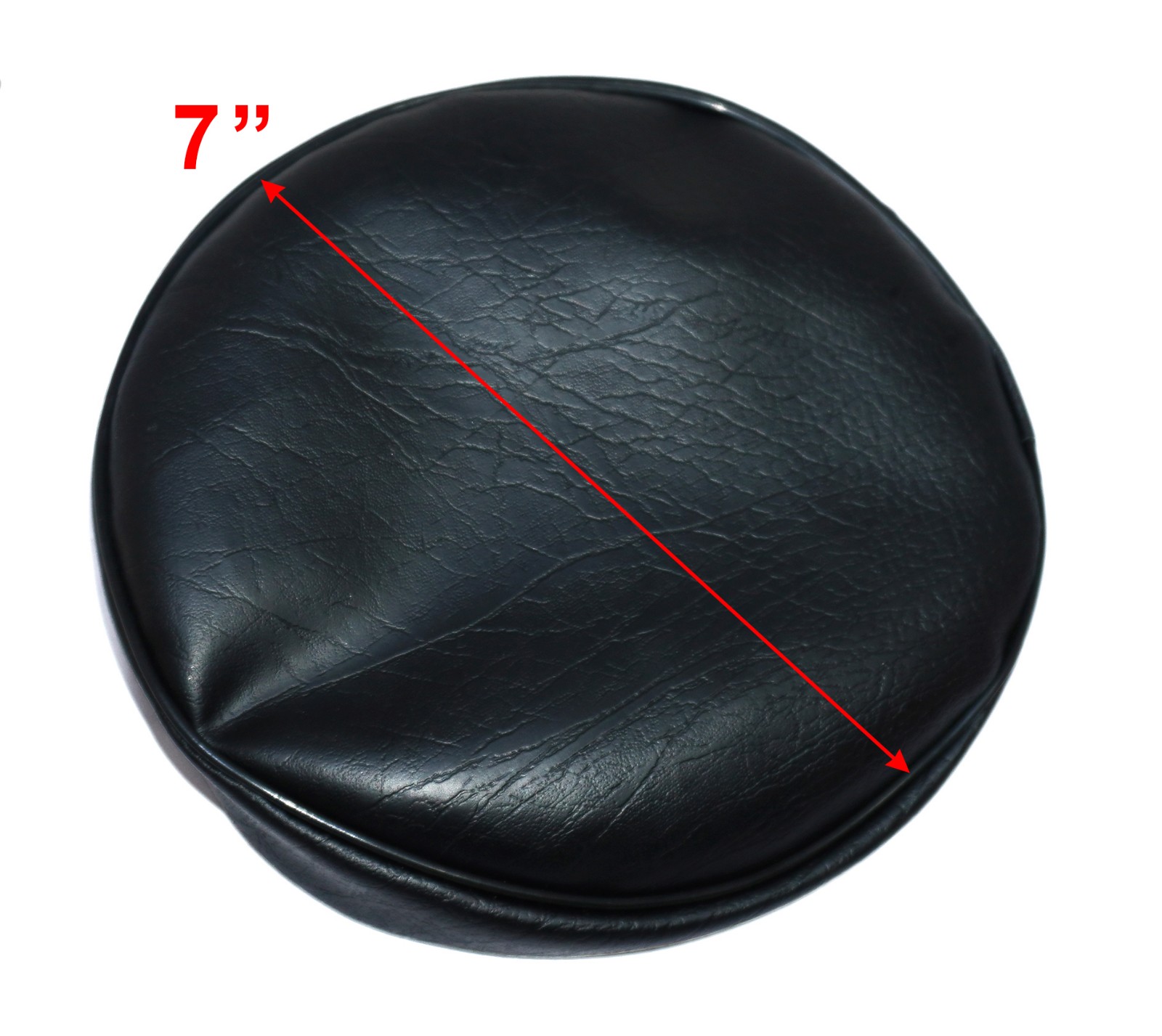 Black Headlamp Headlight Cover 7" For Ariel BSA Norton Royal Enfield Triumph