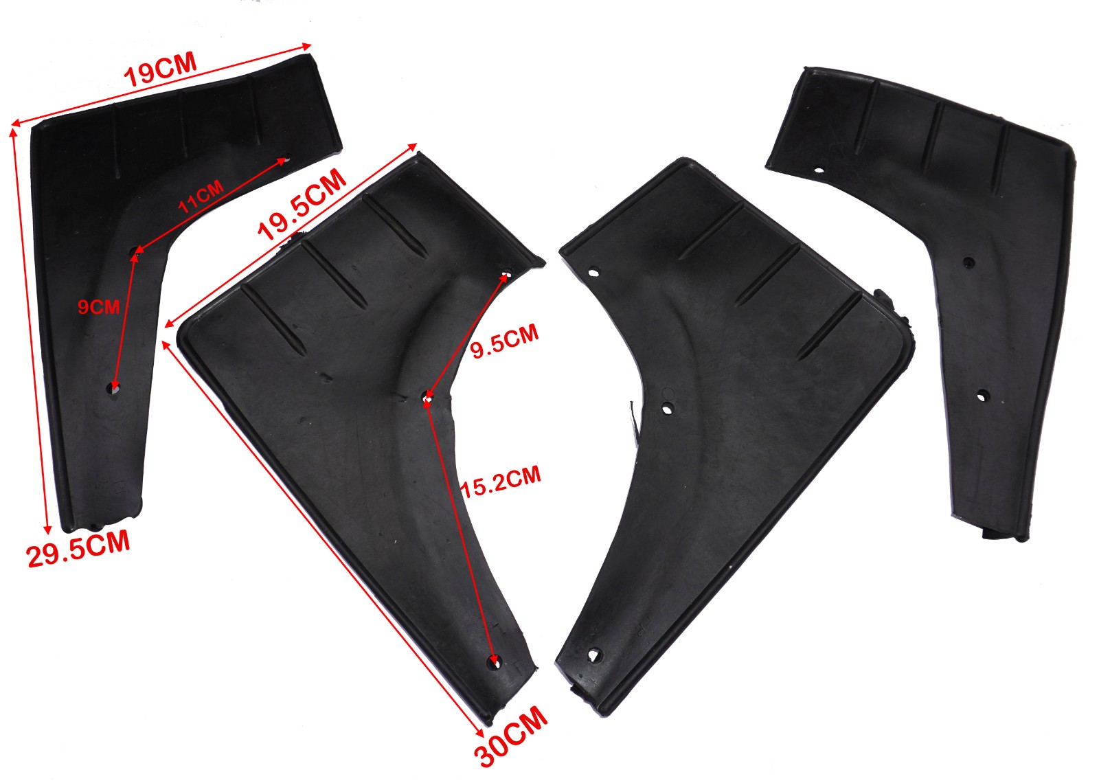 Mud Flap Set of 4 Compatible With Tata Indica Manza