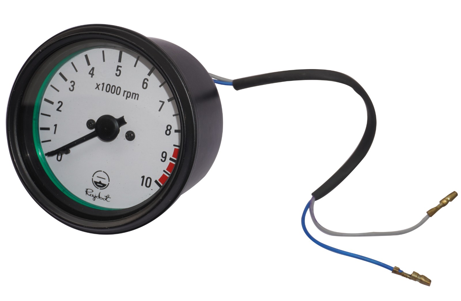 RPM Tachometer White For Yamaha RD250 RD350