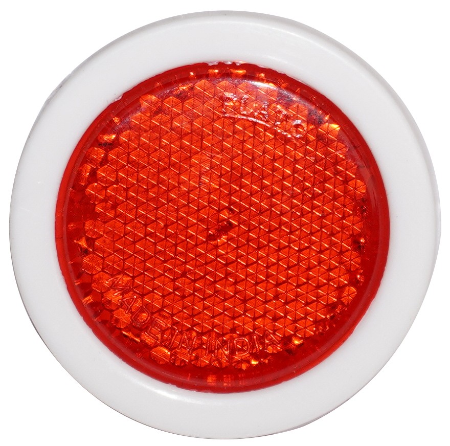 Vintage Bicycle Rear Fender Mudguard Red Lens Reflector