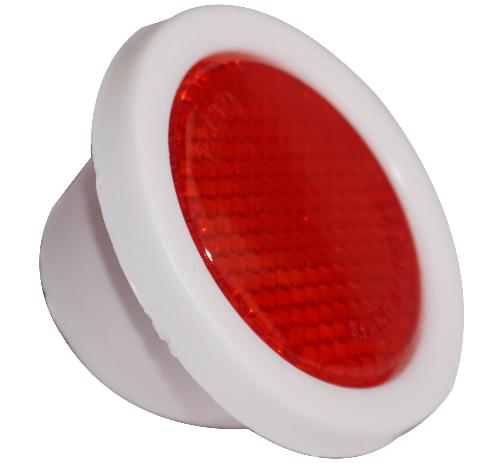 Vintage Bicycle Rear Fender Mudguard Red Lens Reflector