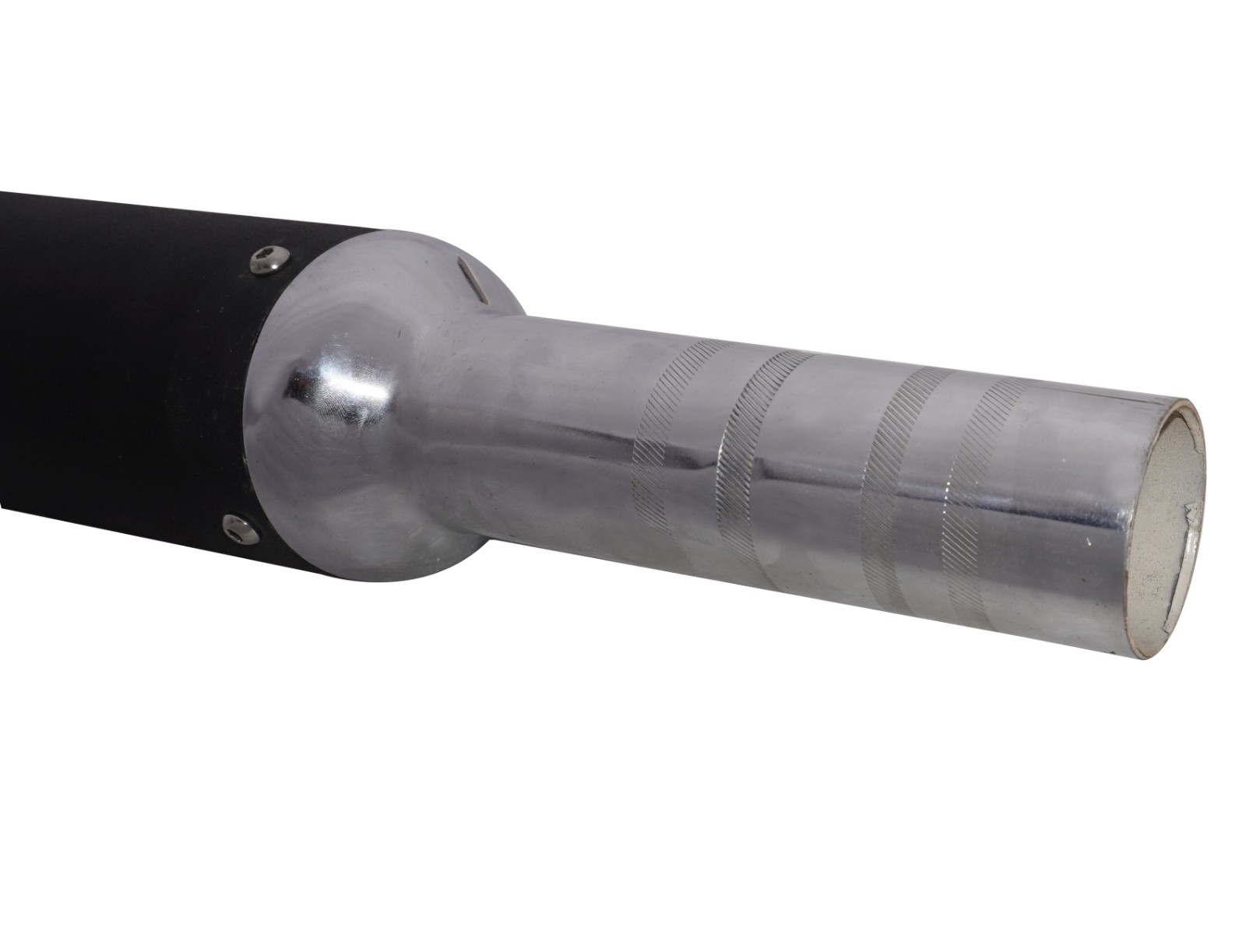 Exhaust Silencer Steel Black & Chrome For Royal Enfield Classic UCE 350 500